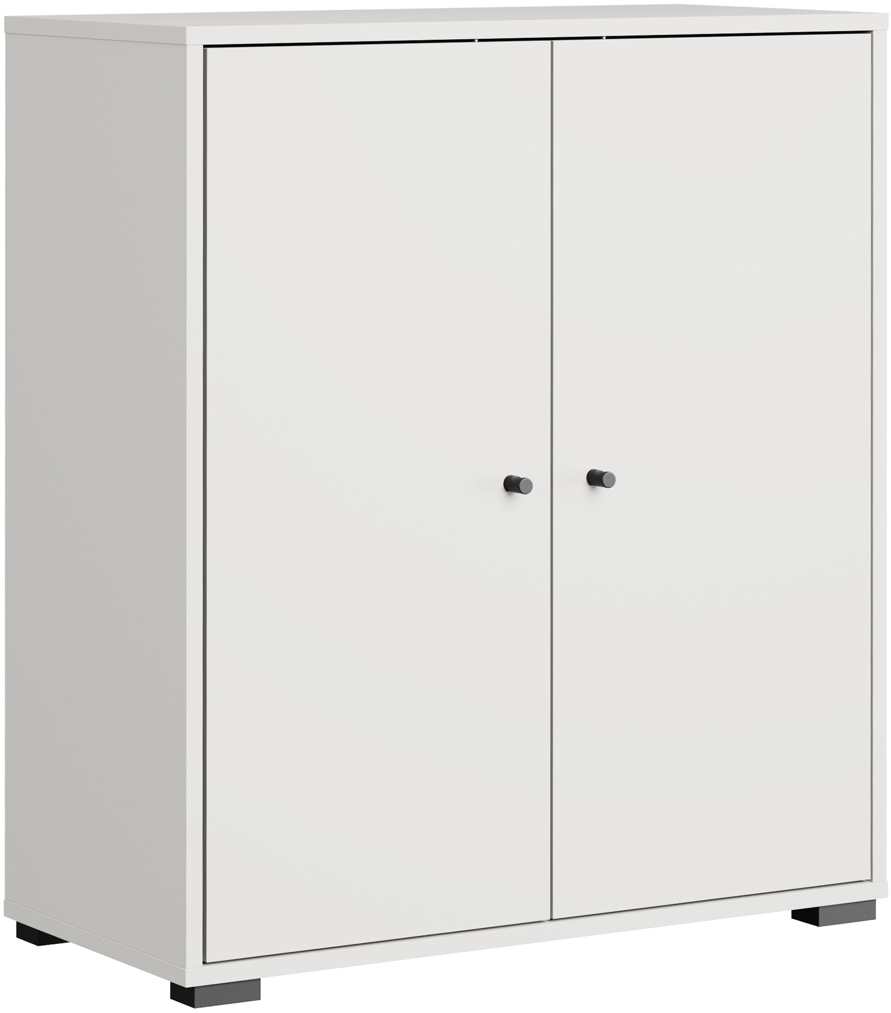 Home affaire Schuhschrank Schuhkommode Dino (1-St) Stauraum mit 2 Türen und verstellbaren Einlegeböden, Breite 70 cm