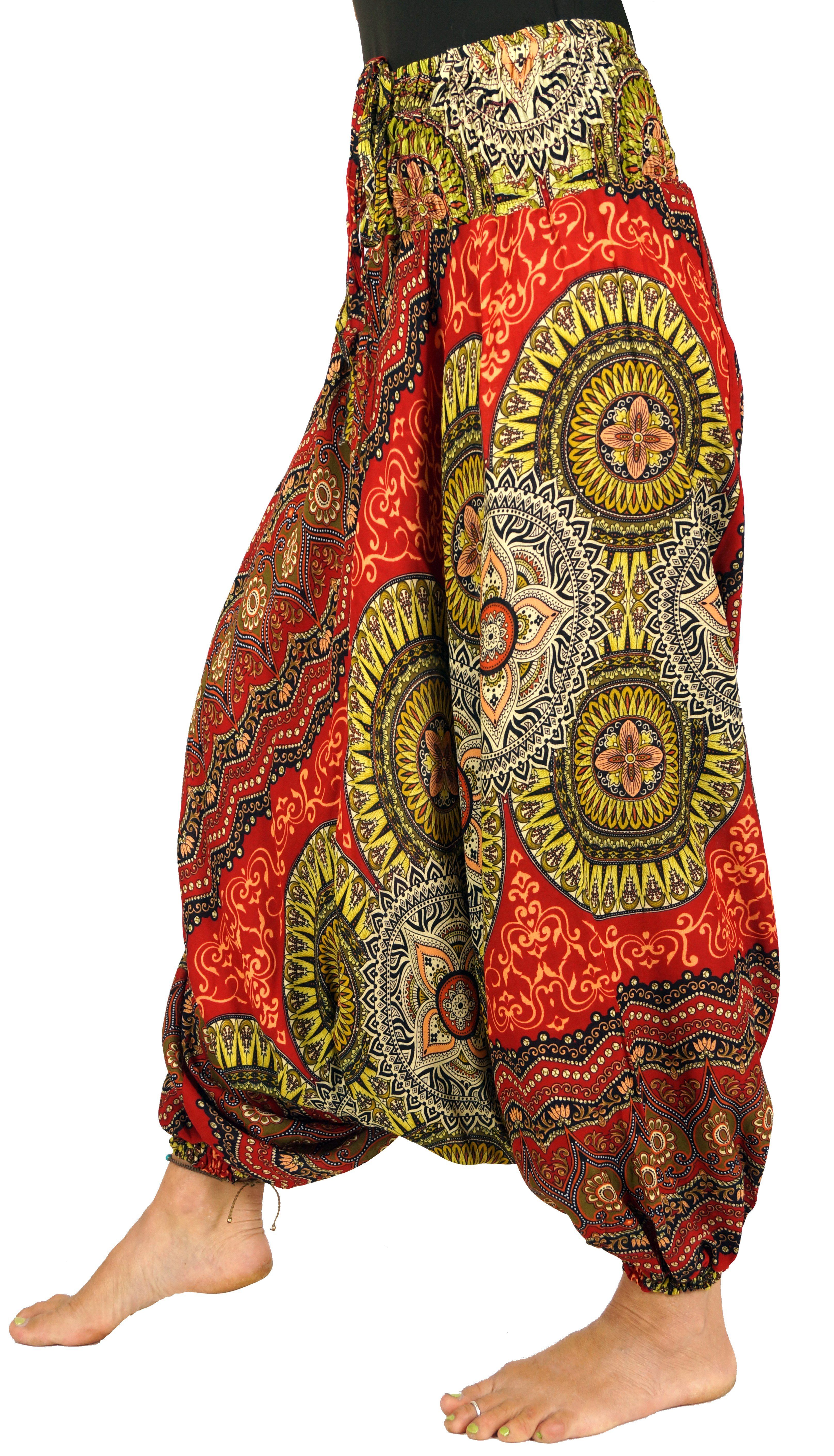 Guru-Shop Relaxhose Afghani Hose, Overall, Jumpsuit, Haremshose,.. Ethno Style, alternative Bekleidung