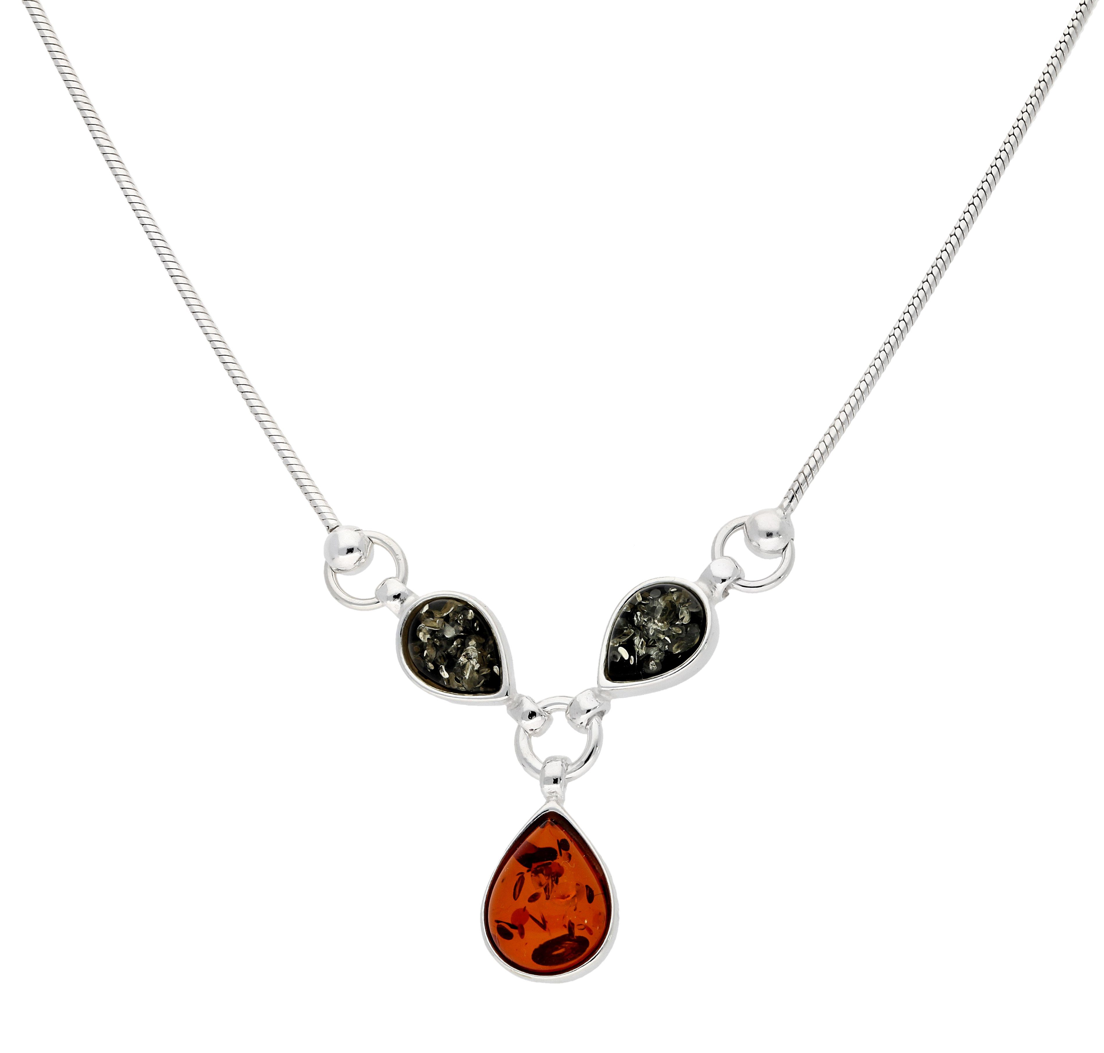 Kette mit Anhänger Bernstein