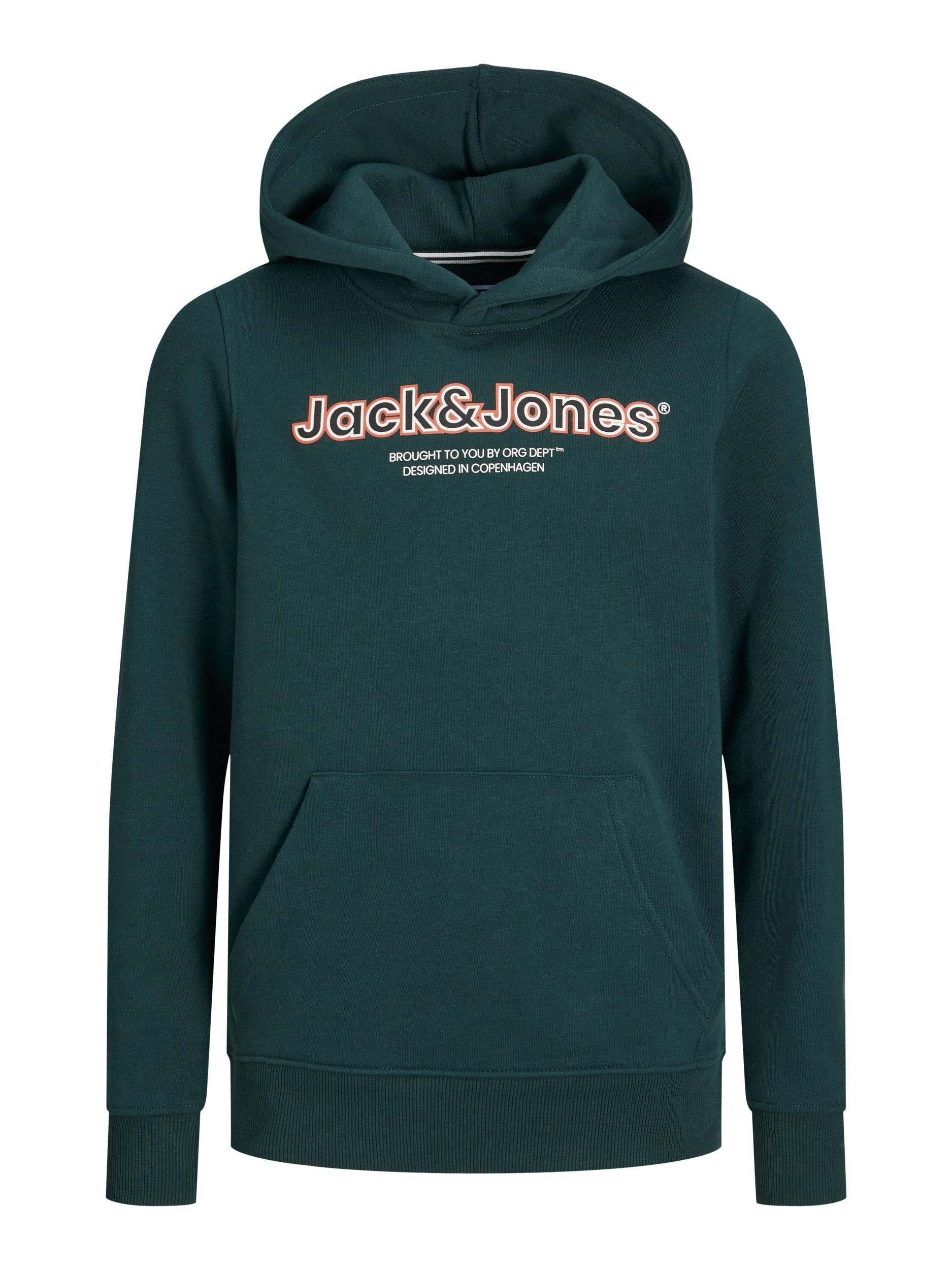 Jack & Jones Junior Kapuzensweatshirt HOOD JORLAKEWOOD JNR BF Forest SWEAT Magical