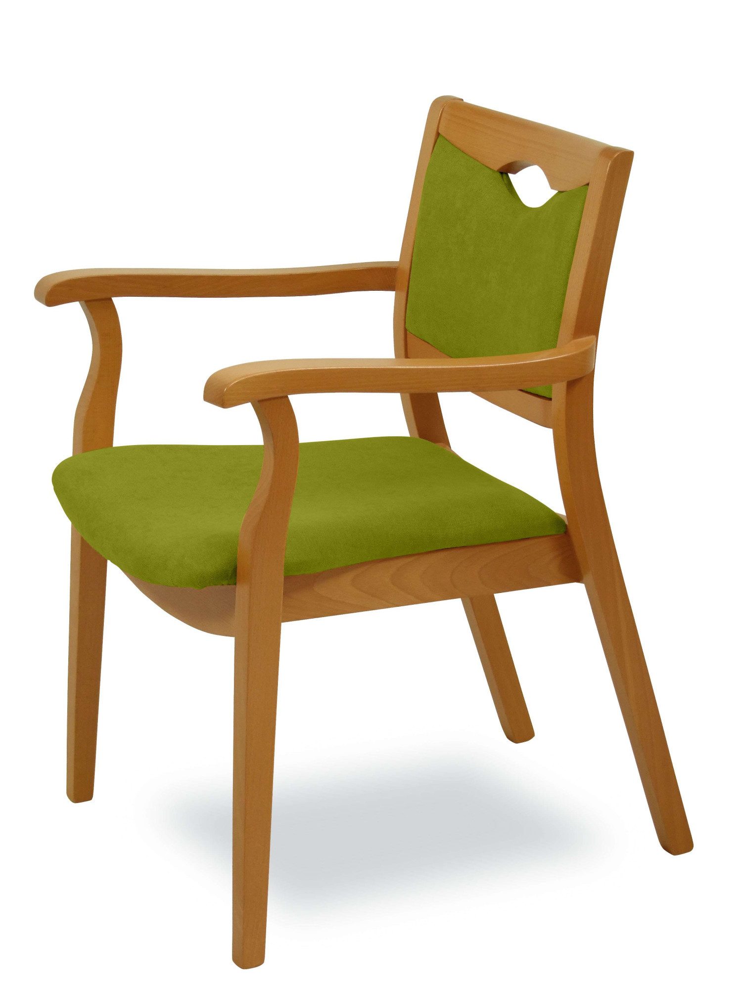 Home affaire Armlehnstuhl London, Stuhl, Komfortsessel, 3 Gestellfarben, Made in Italy (1 St), Extra-komfortabel, ergonomisch, fleckenabweisendes Gewebe, Massivholz