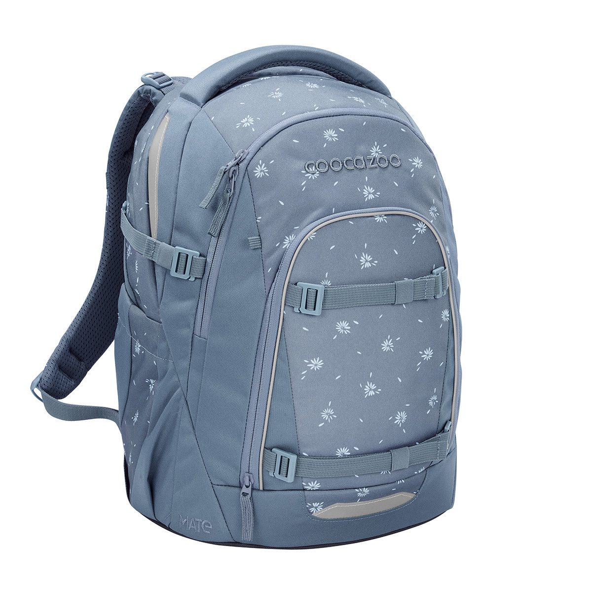 coocazoo Schulranzen Schulrucksack-Set MATE Bloomy Daisy 3-teilig (3-teilig), ergonomisch, Körpergröße: 135 - 180 cm, Easy-Grow-System – Bild 4 von 5