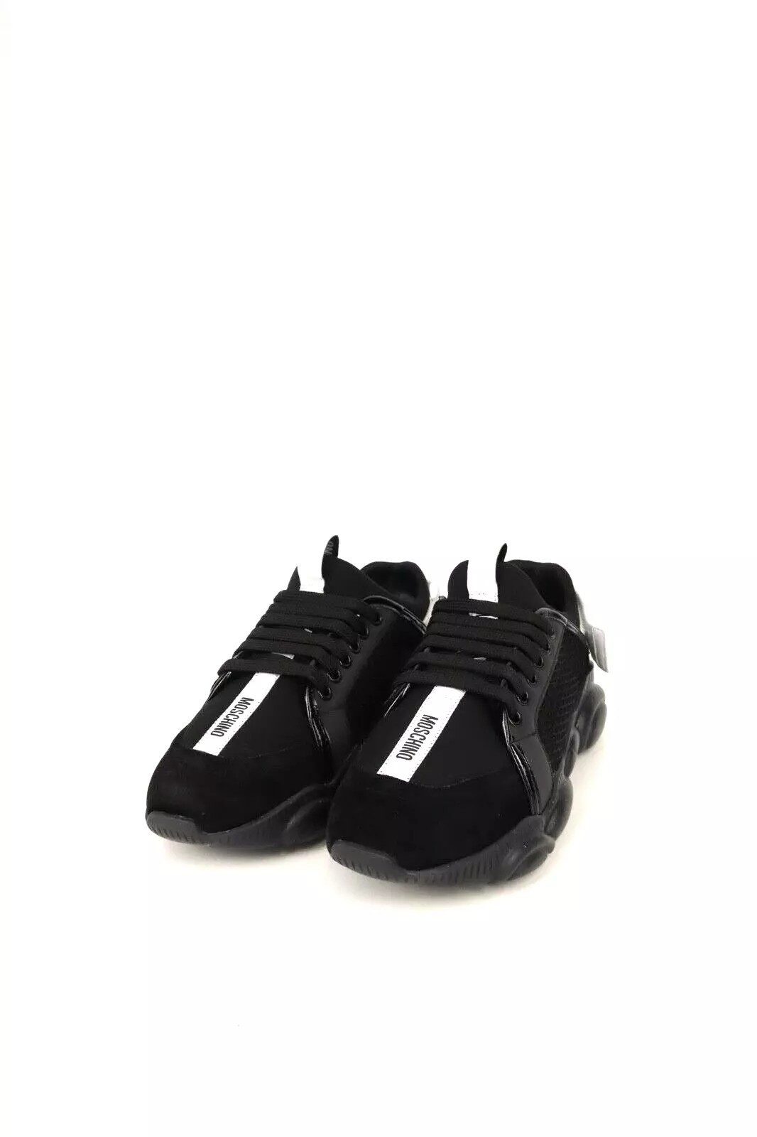 Moschino MOSCHINO Damen Teddy Sneakers ORSO30 . MIX NERO /Schwarz Sneaker Logoprägung