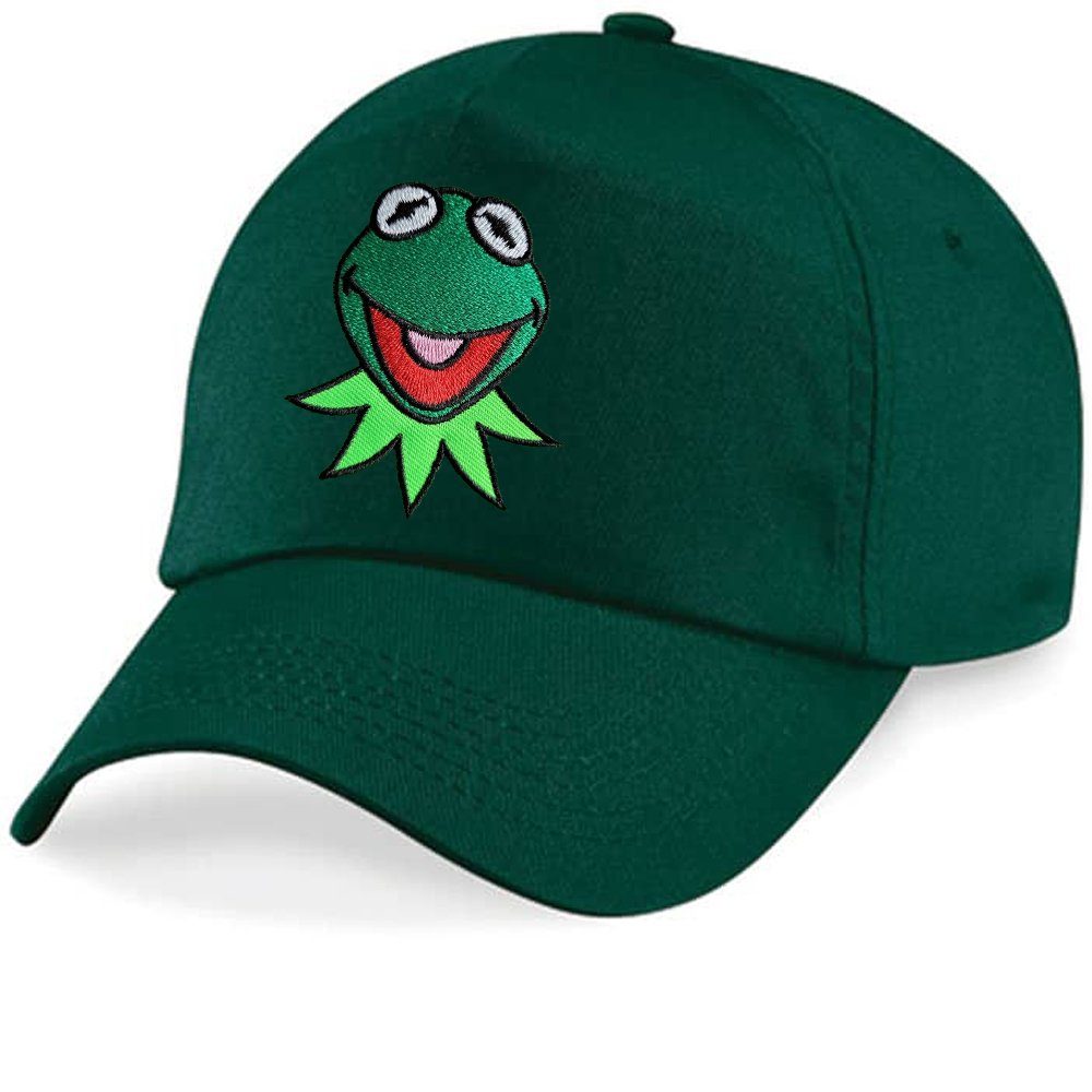 Blondie & Brownie Cap Flaschengrün One Kinder Kermit Size Stick Patch Muppet Baseball Tv Comic Frog Frosch