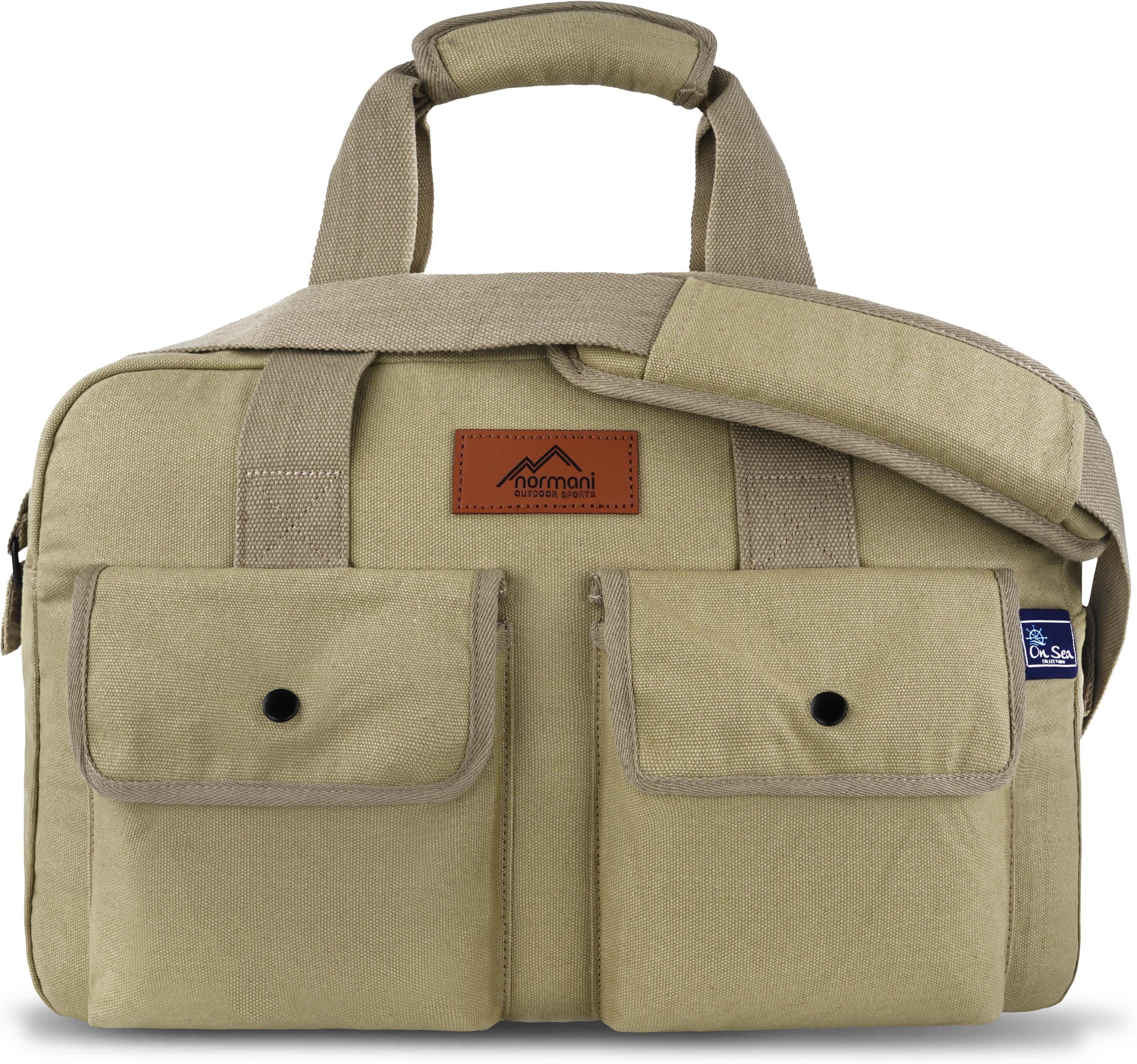 normani Weekender Sport- und Reisetasche Svea, Canvas Tasche Umhängetasche Schultertasche Weekender