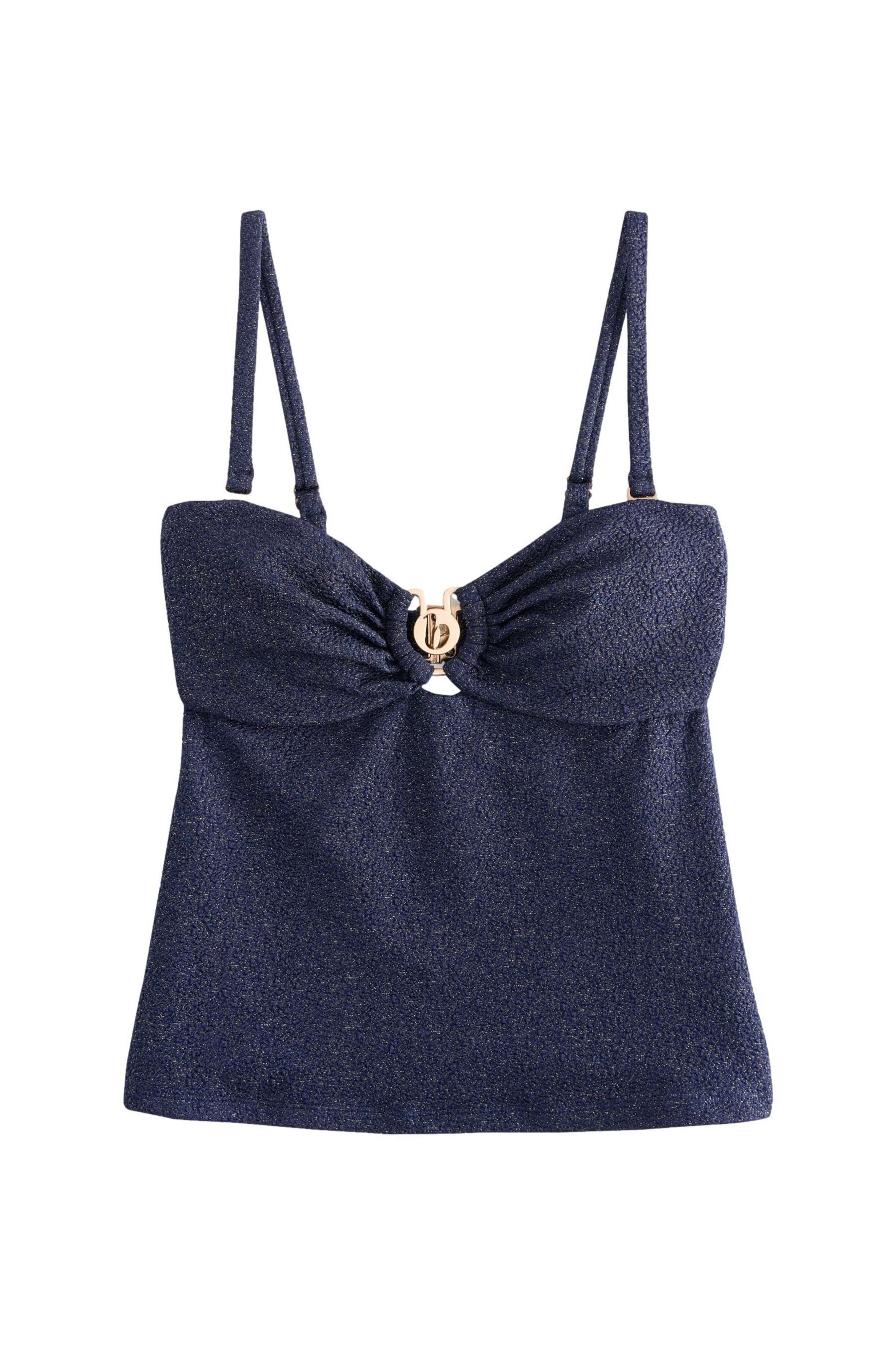 B by Ted Baker Tankini-Top B by Ted Baker Tankini-Oberteil mit Glitzerfäden (1-St)