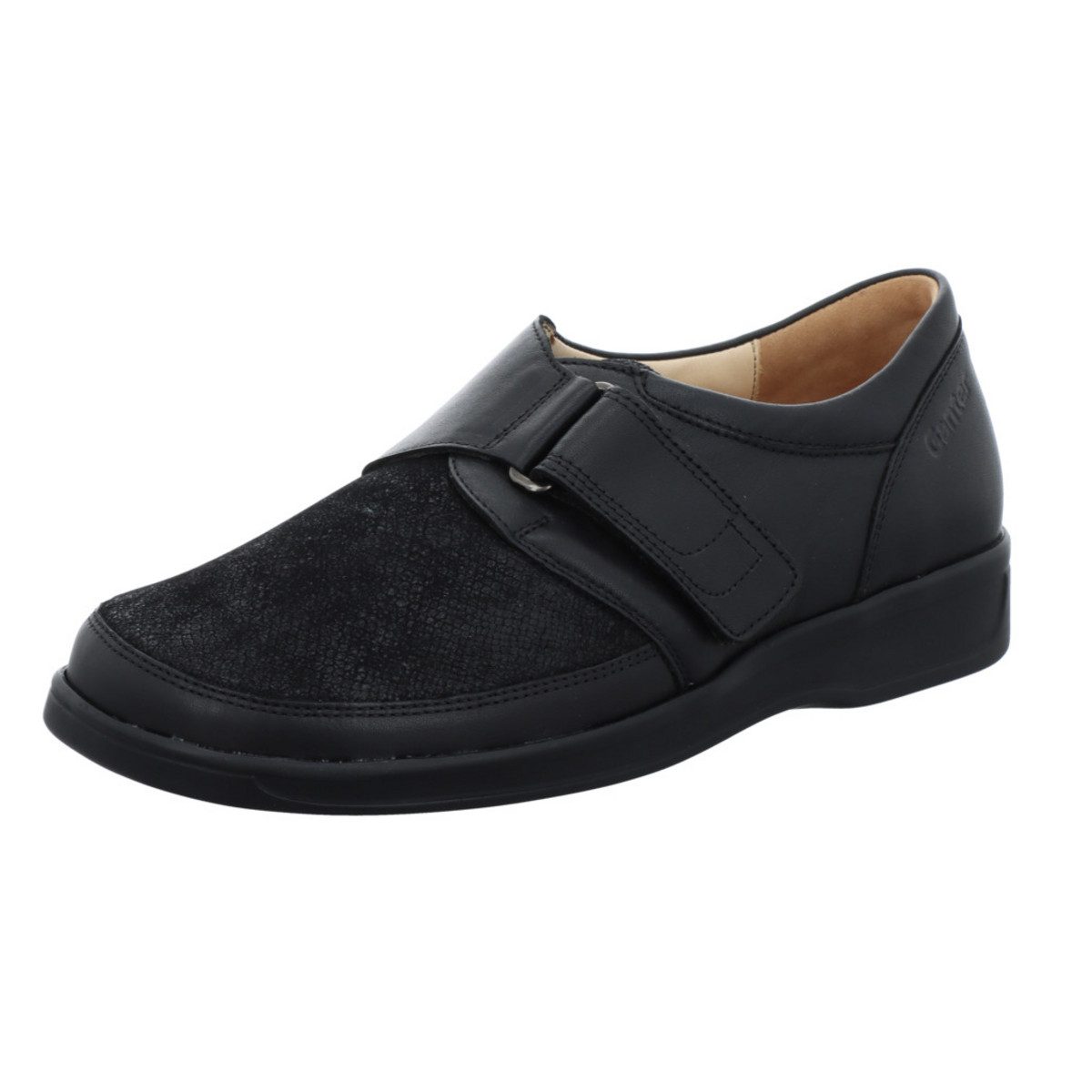 Sportliche Slipper für Damen in schwarz Slipper