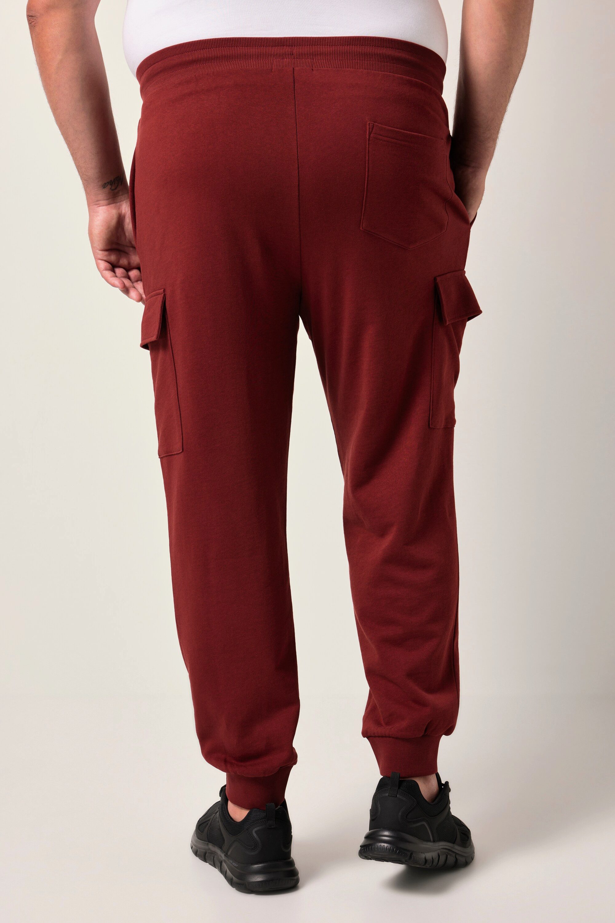 Men Plus Cargohose Cargo-Jogginghose Elastikbund