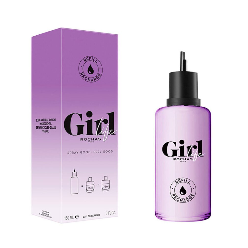 Rochas Eau de Parfum Girl Life Eau de Parfum 150ml Nachfüllung