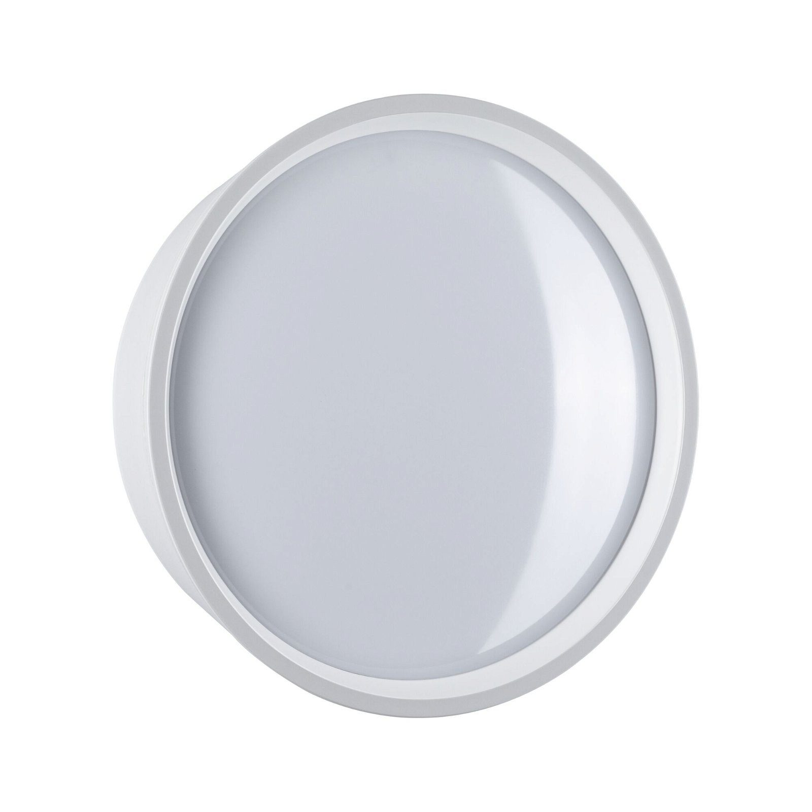 Paulmann LED Außen-Wandleuchte Platomo IP44 rund 180mm 3000K 14,5W 1200lm 230V Kunststoff, LED fest integriert, Warmweiß, seewasserresistent