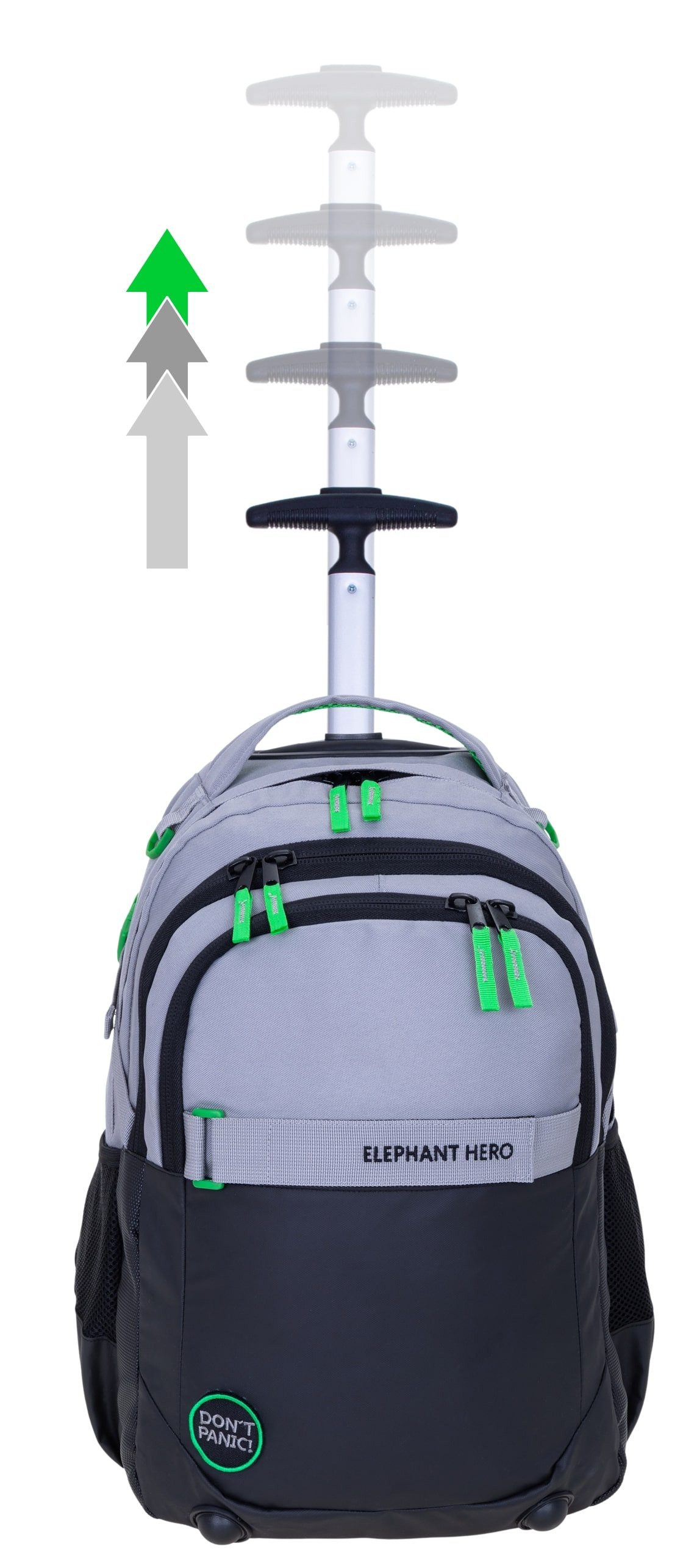 ELEPHANT Schulrucksack Schultrolley Trolley Hero Signature Schulrucksack (3 Teile Set), Rucksacktrolley Schule Rucksack Trolly, Sporttasche, Mäppchen Box +tsm – Bild 3 von 5
