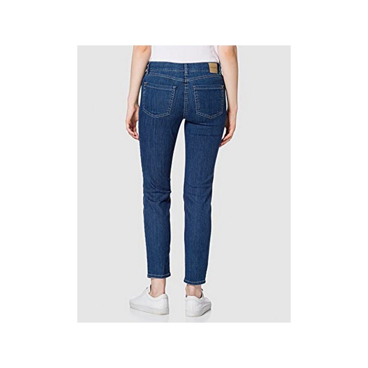 GERRY WEBER 5-Pocket-Jeans uni (1-tlg) (87300) denim blue