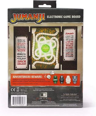 The Noble Collection Spiel, Jumanji elektronisches mini Brettspiel Replika, original Nachbildung des kultigen Jumanji-Brettspiels