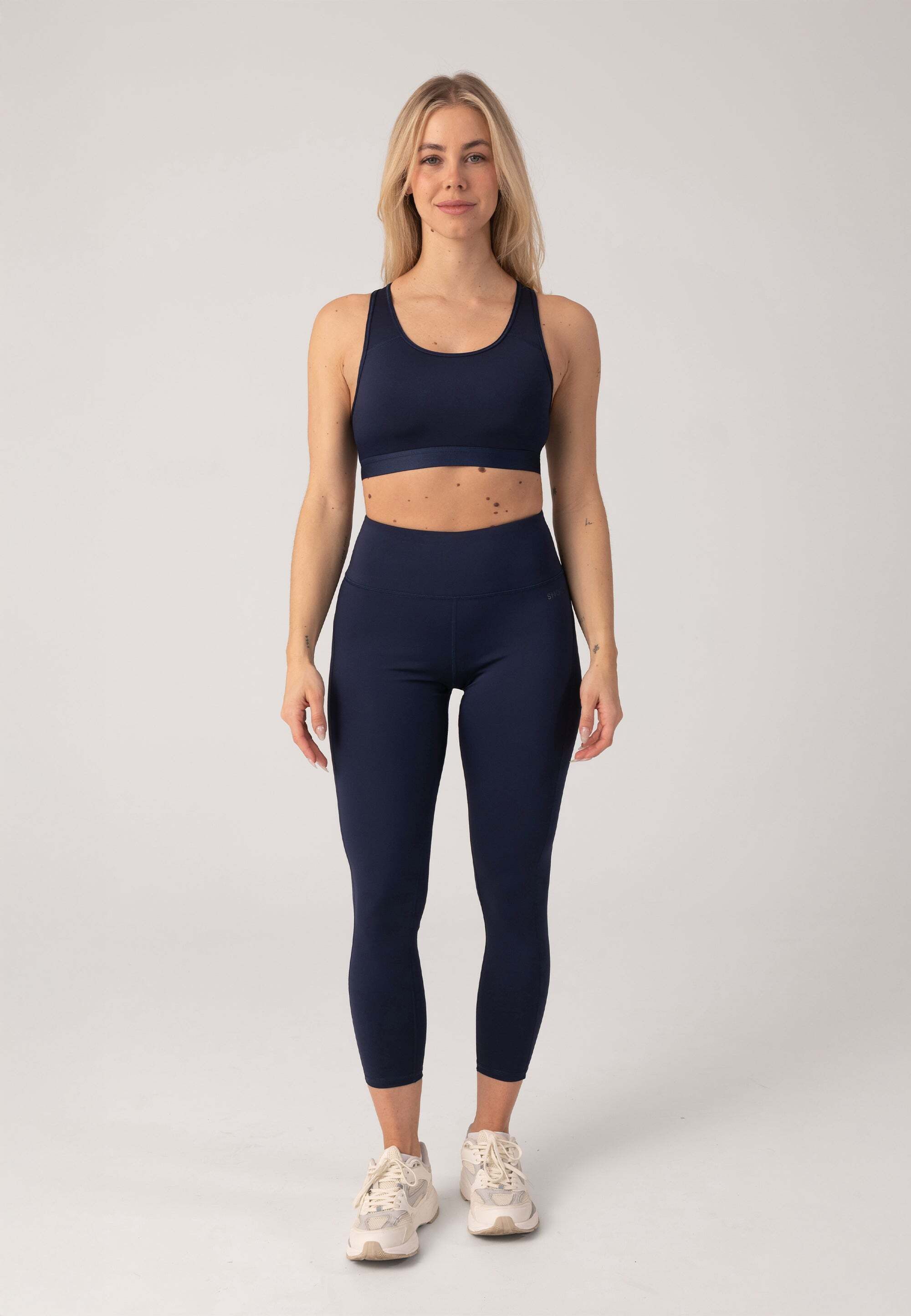 SNOCKS Highwaist Leggings Sport Leggings 7/8 Länge (1-tlg) mit elastischem Bund aus atmungsaktivem Material