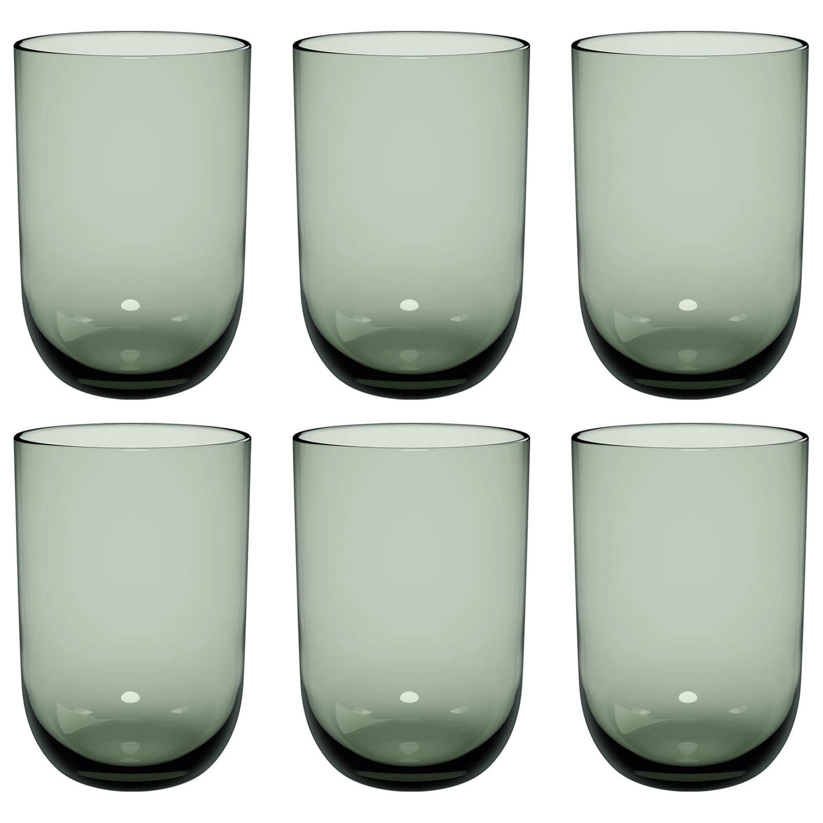 like. by Villeroy & Boch Longdrinkglas Like Glass Longdrinkbecher 385 ml 6er Set, 6-tlg., Glas