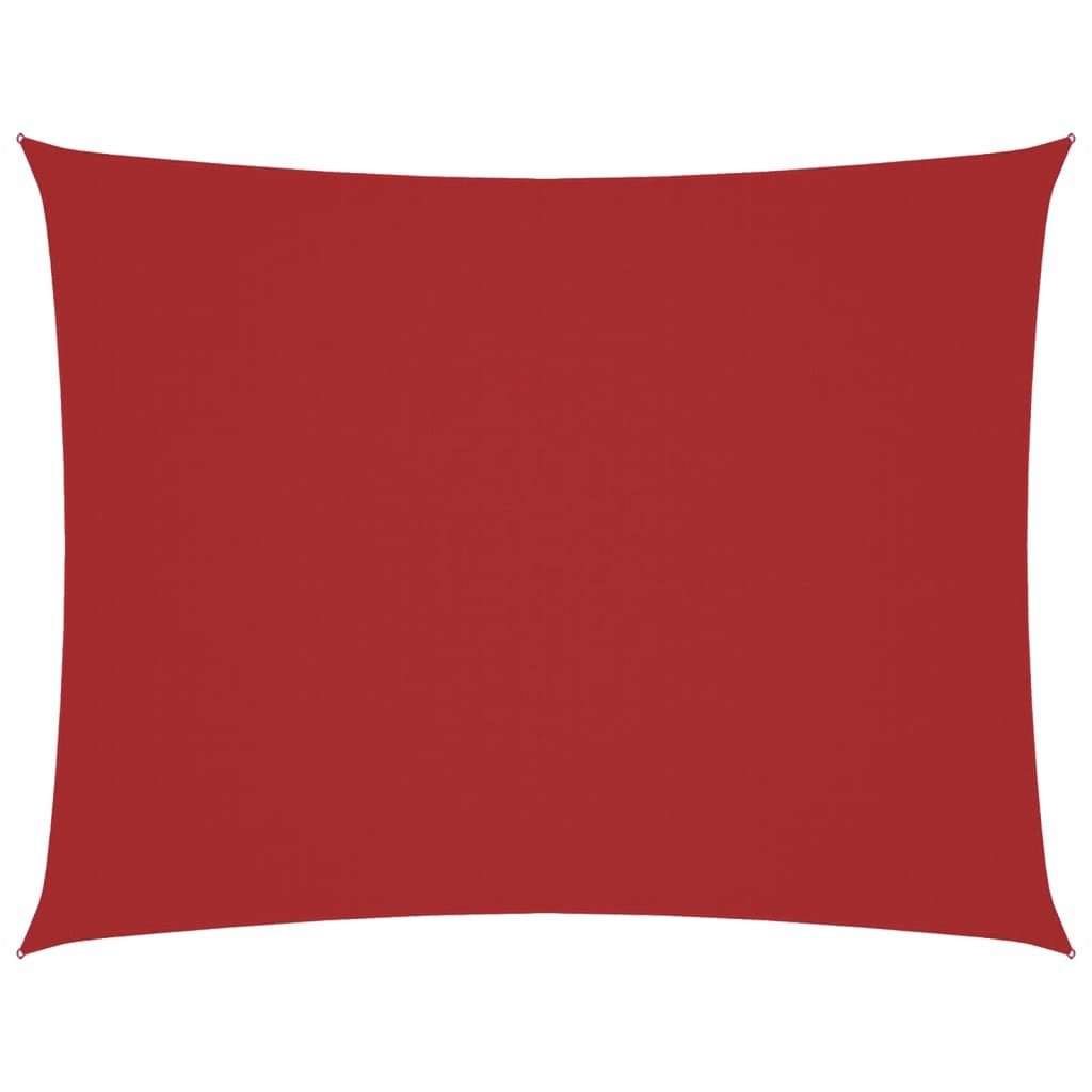 Sonnensegel Sonnensegel Oxford-Gewebe Rechteckig 2x3,5 m Rot