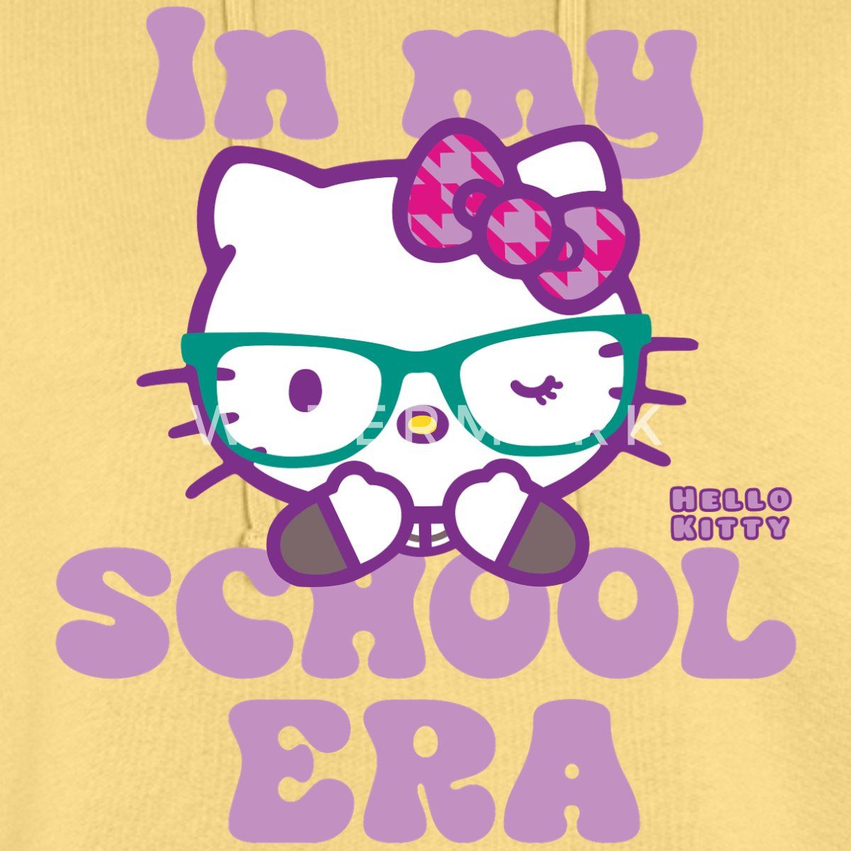Spreadshirt Hoodie Hello Kitty Schulkind In My School Era Frauen Boxy Organic Hoodie (1-tlg)