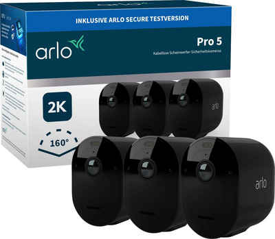ARLO Arlo Pro 5 3er-Pack Securitycam (2,7K, WLAN (Wi-Fi), 12x opt. Zoom)