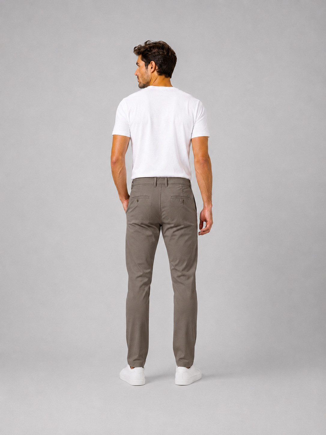 Smith & Solo Chinohose für Herren, Chino Hosen Herren mit Stretch, Modern Fit Hose Stretch-Komfort – Bild 5 von 5