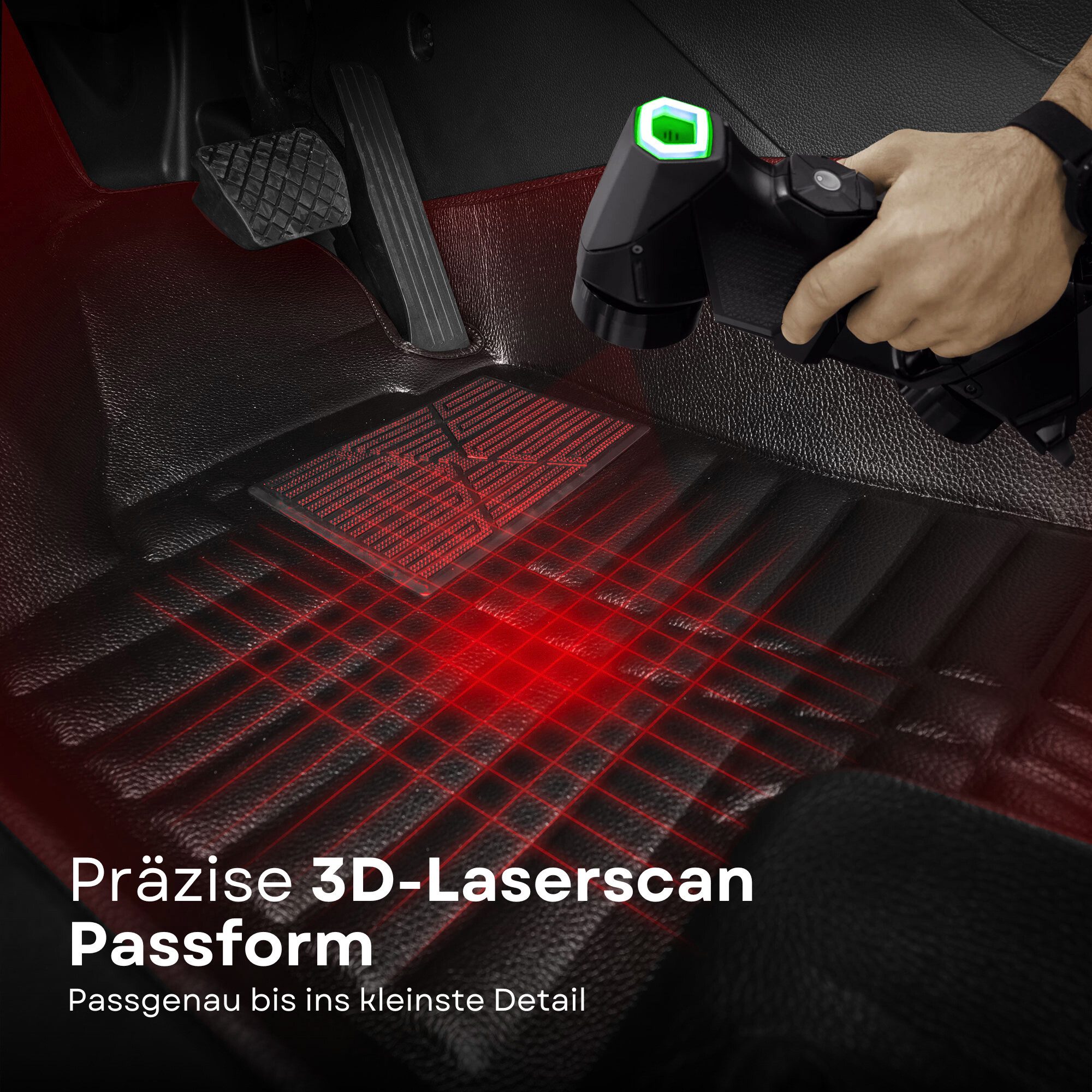 fussmattenprofi.com 5D Premium Car Floor Mat TPE Set suitable for BMW X5 (F15) 2013-2018 (1 pc), for BMW BMW X5