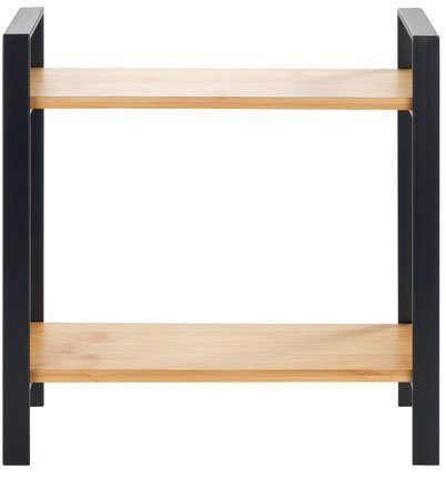 WENKO Küchenregal Modell Lou, mit 2 Ablagen aus Bambus, stehendes Regal für günstig online kaufen