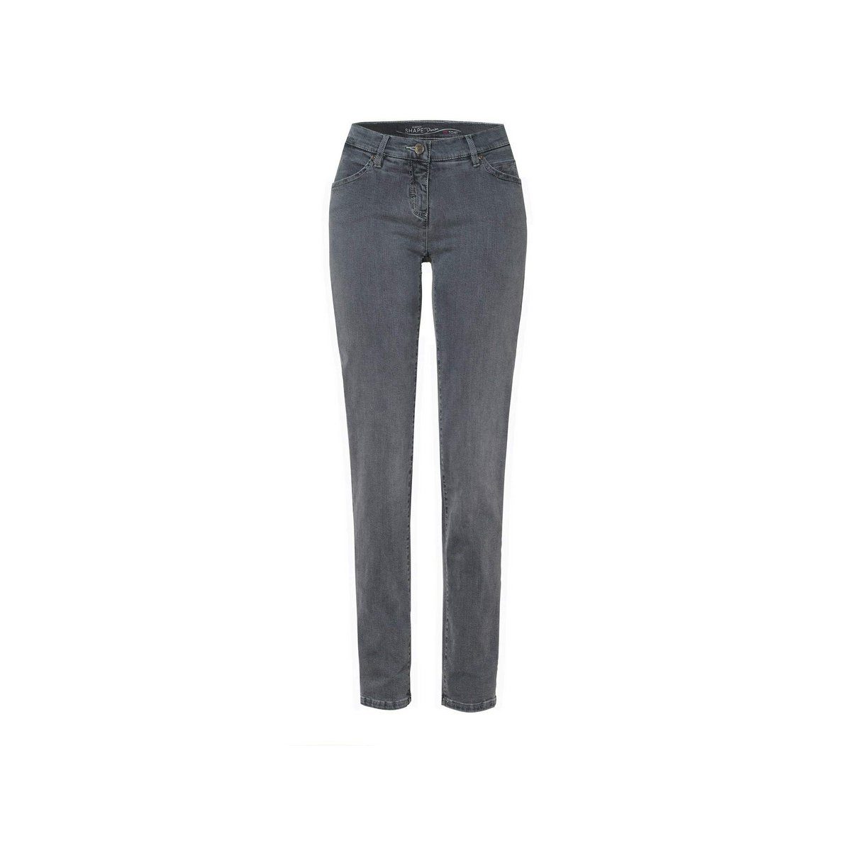 TONI (1-tlg) 5-Pocket-Jeans dunkel-grau