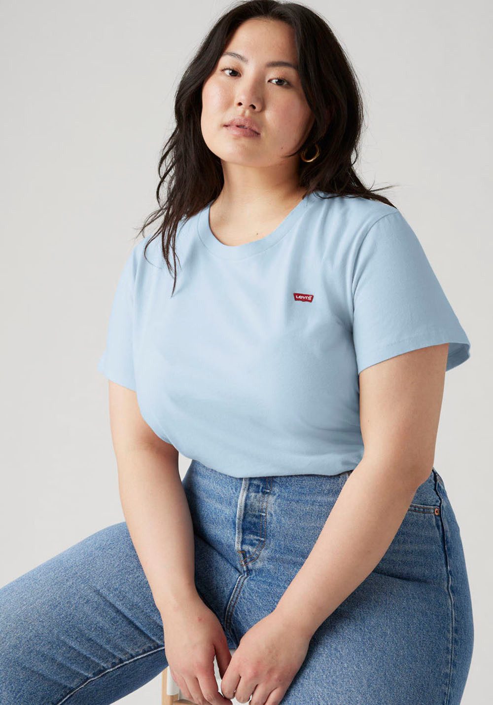 Levi's® Plus T-Shirt THE PERFECT TEE Figur umspielend