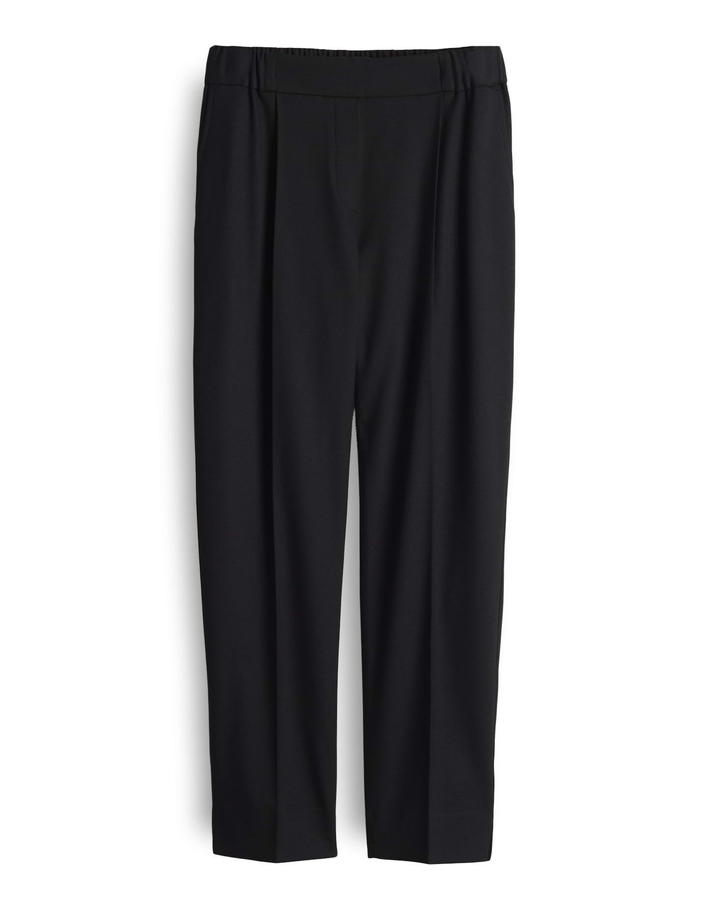 OPUS PANTS Stoffhose LUNAH CASUAL mit elastischem Komfortbund Mid Rise, Cropped Relaxed, elastischer Gummibund