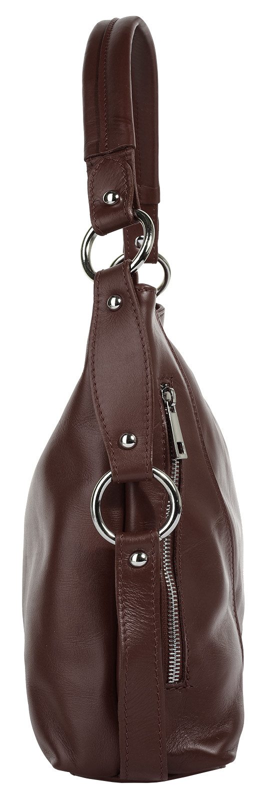 Samantha Look Henkeltasche (1-tlg), echt Leder, Made in Italy