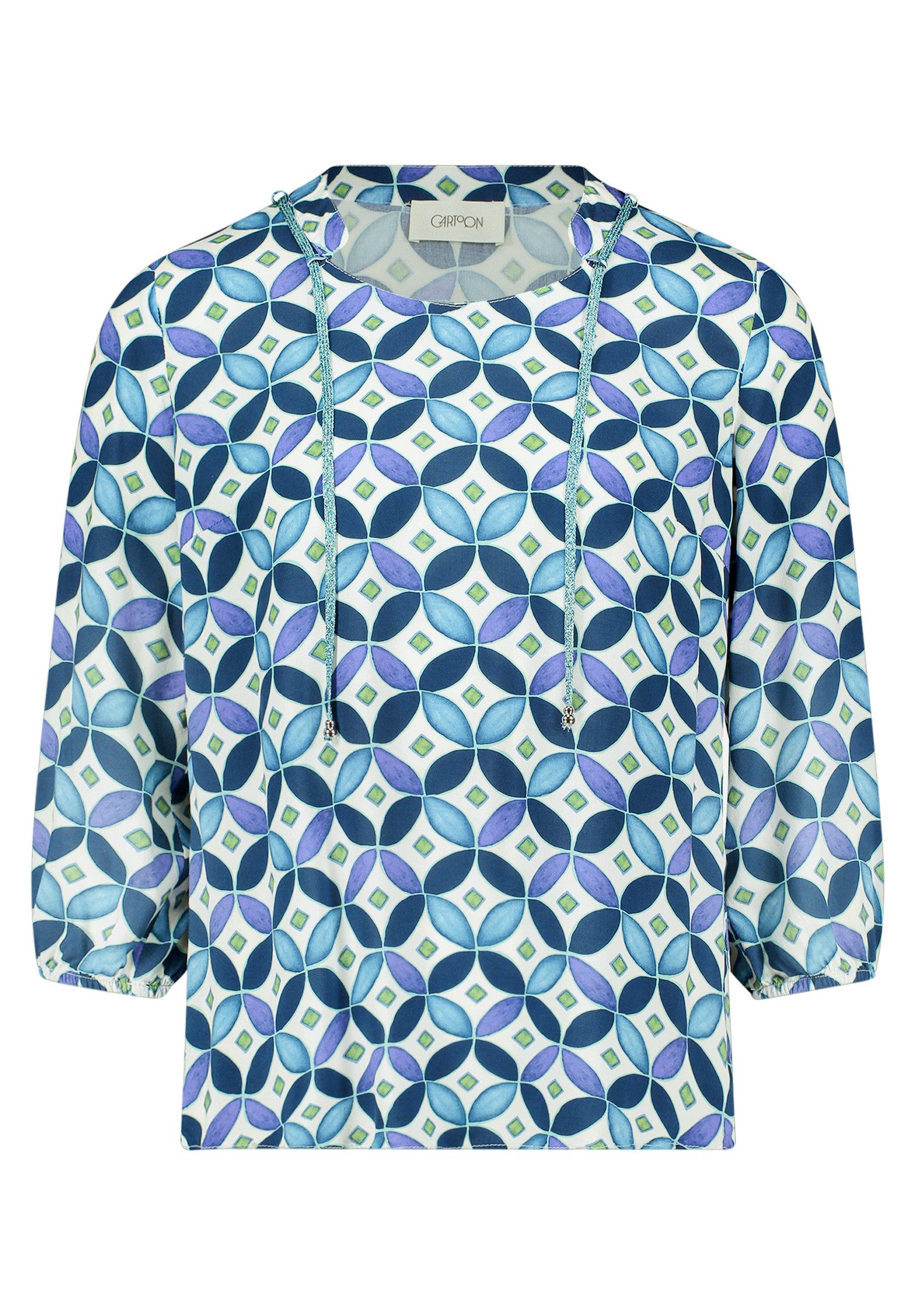 Shirtbluse Damen mit Schnürung