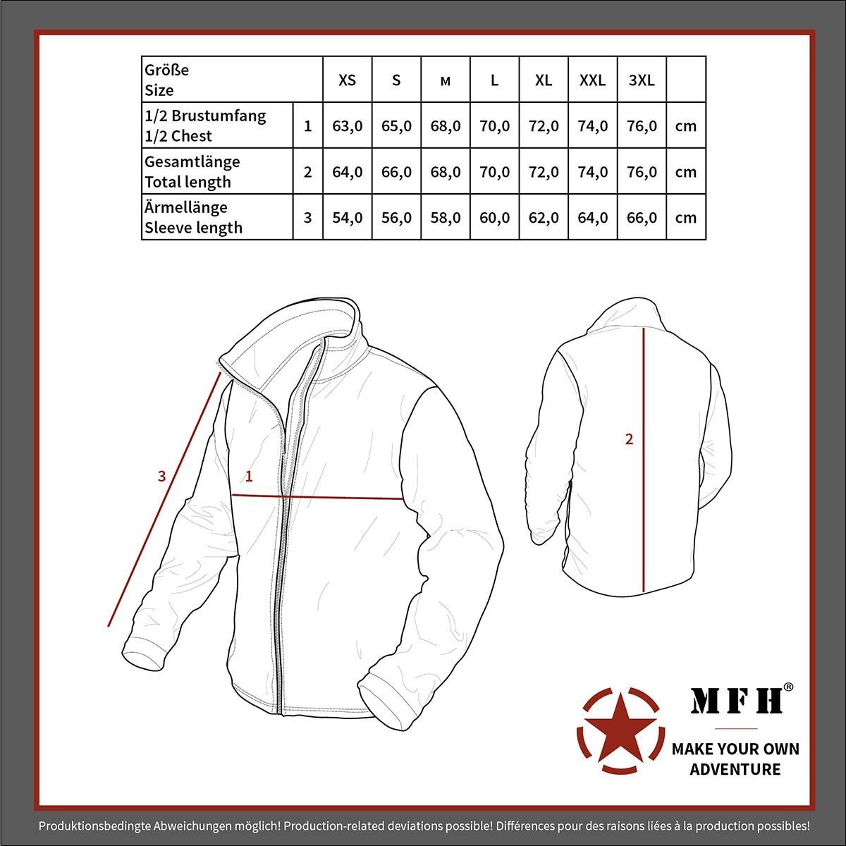 MFH Outdoorjacke US Pilotenjacke MA1, schwarz – Bild 4 von 4