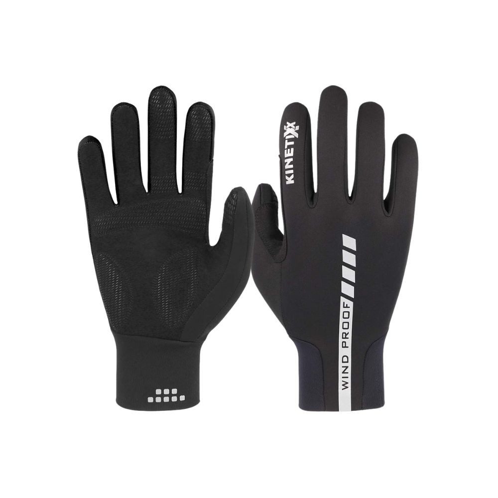 Kinetixx Fahrradhandschuhe Winddichte Winter-Radhandschuhe Leevi, KinetiXx (in schwarz oder gelb) Anatomische Passform, Grip, Atmungsaktiv, Kälteschutz, Winddicht