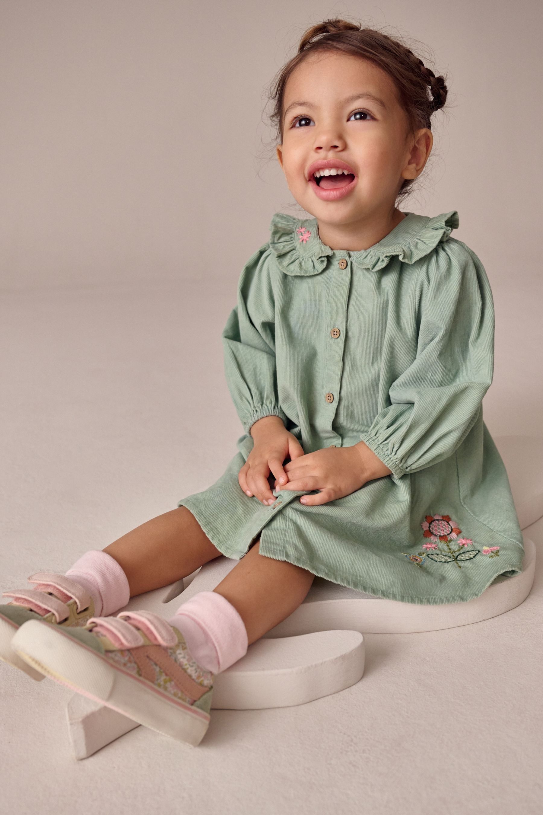 Next Cordkleid Langärmeliges Cord-Kleid (1-tlg) günstig online kaufen