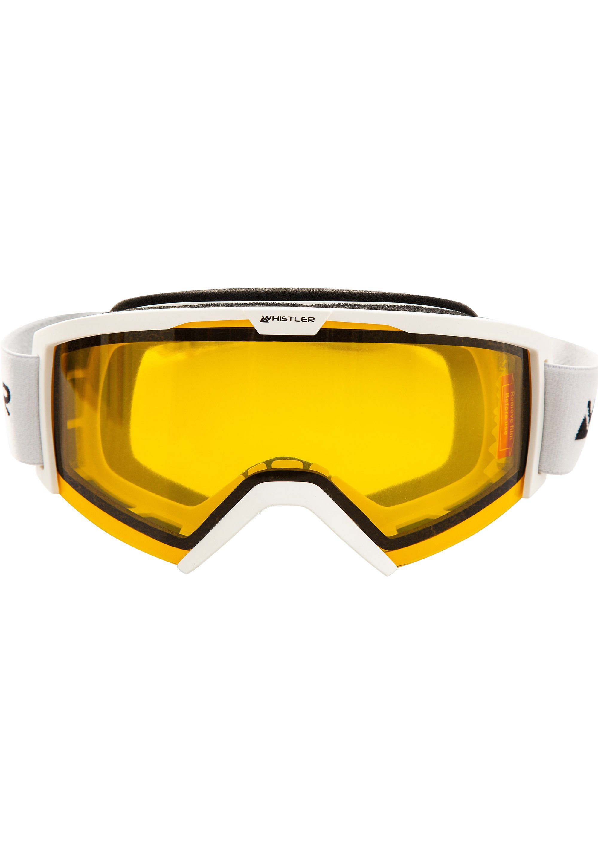 WHISTLER Skibrille WS3000, im Vollrand-Design weiß