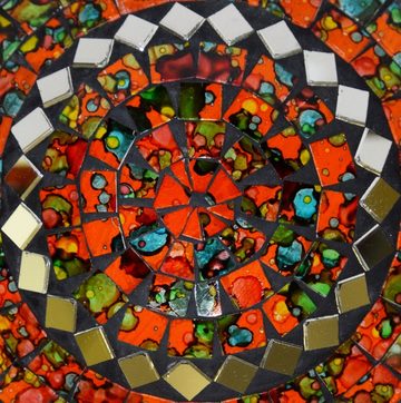 SIMANDRA Dekoschale Mosaik Schale rund mit Spiegel ø ca. 14 cm (1 Stück)