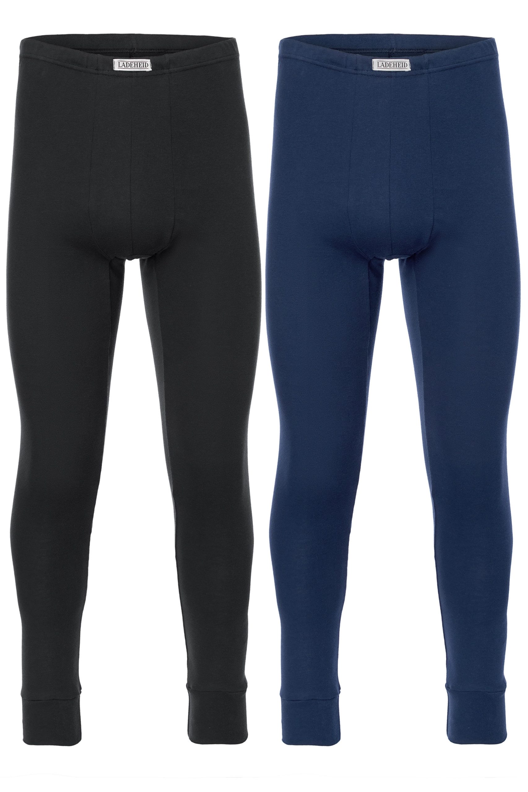 Ladeheid Lange Unterhose 2-er Pack Herren lange Thermounterhose LA40-247 (1 günstig online kaufen