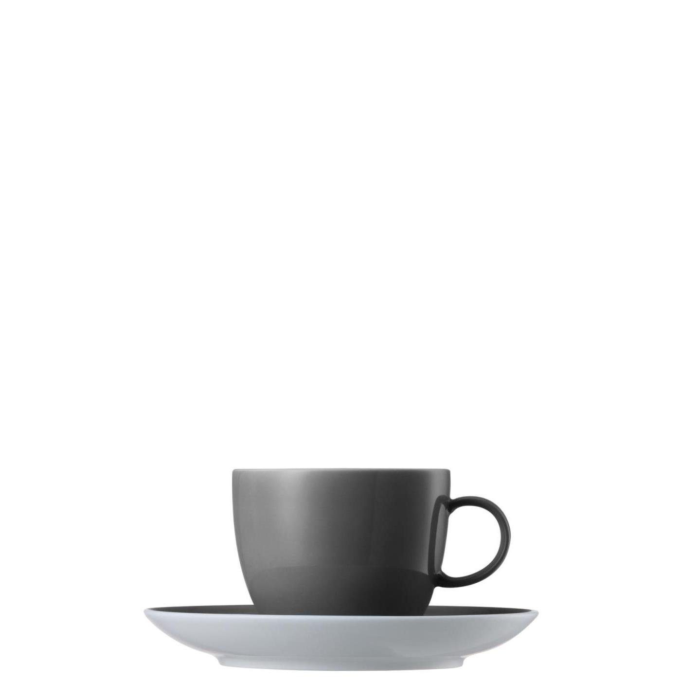 Thomas Porzellan Tasse Kaffeetasse 2-tlg. - SUNNY DAY Grey