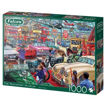 Jumbo Spiele Puzzle Falcon 11392 Das Verkehrsmuseum 1000 Teile Puzzle, 1000 Puzzleteile, Made in Europe