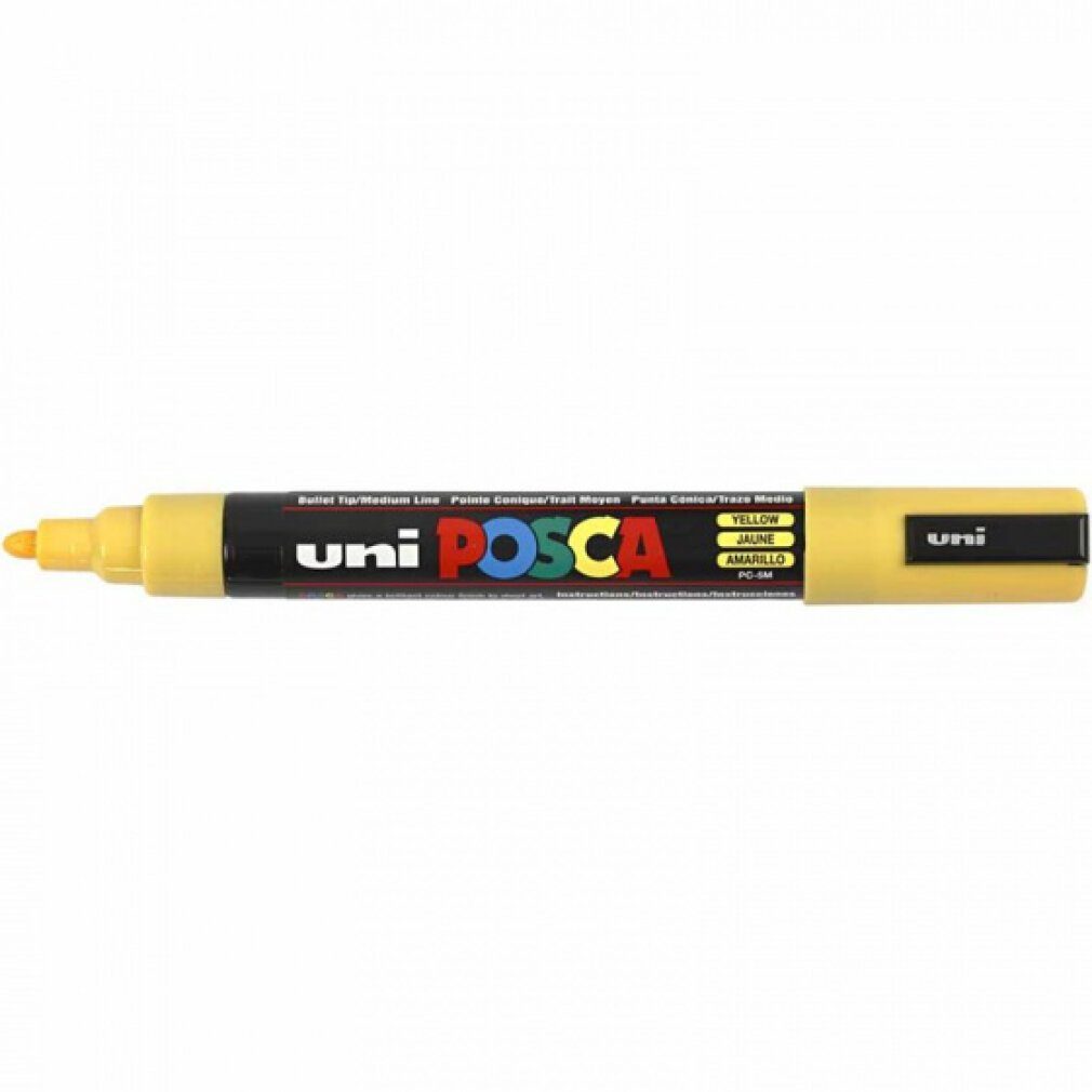 POSCA Marker farbmarkierungslinienstärke PC-5M1,8 - 2,5 mm gelb