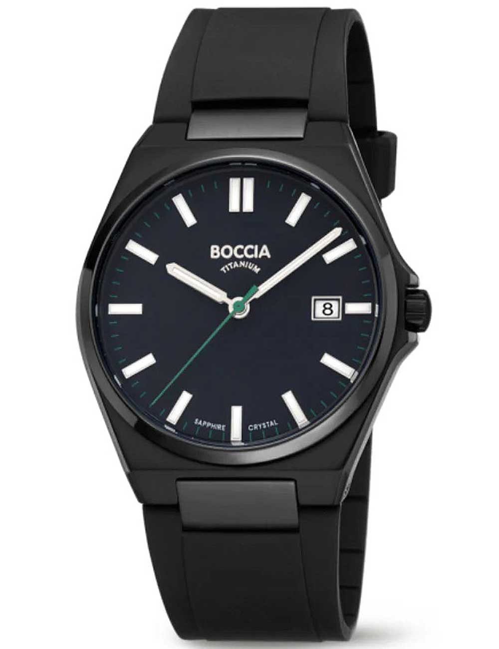 Boccia Quarzuhr Boccia 3667-04 Herrenuhr Titanium Saphirglas 39mm 5ATM Boccia 3667-04 Herrenuhr Titanium Saphirglas 39mm 5ATM