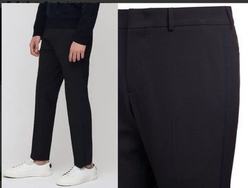 Valentino Loungehose VALENTINO TAILORED WOOL BLEND SLIM PANTS ICONIC TAPE LOGO TROUSERS HOS
