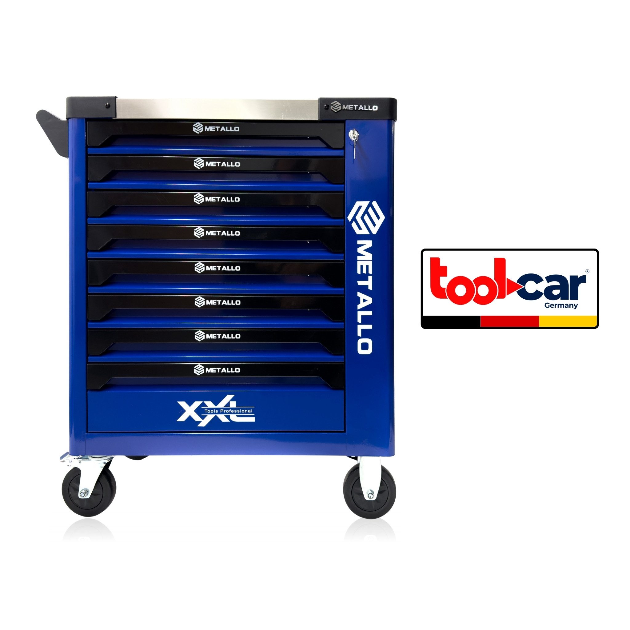 Toolcar Werkzeugwagen Toolcar Metallo Blue 8/8 Werkzeugwagen Werkstattwagen