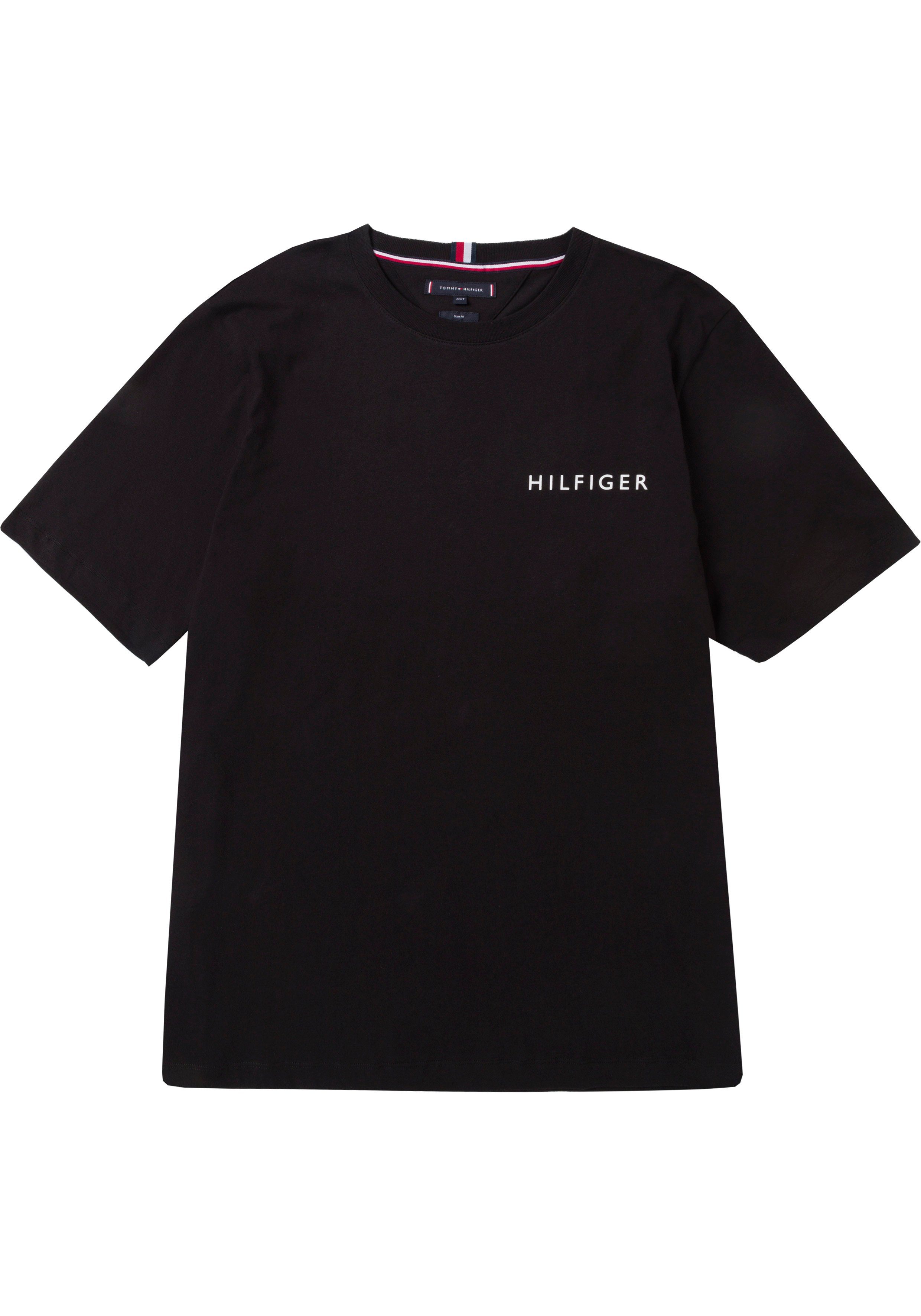 Tommy Hilfiger Big & Tall Kurzarmshirt (1-tlg) mit Tommy Hilfier Labelstreifen innen am Ausschnitt schwarz | T-Shirts