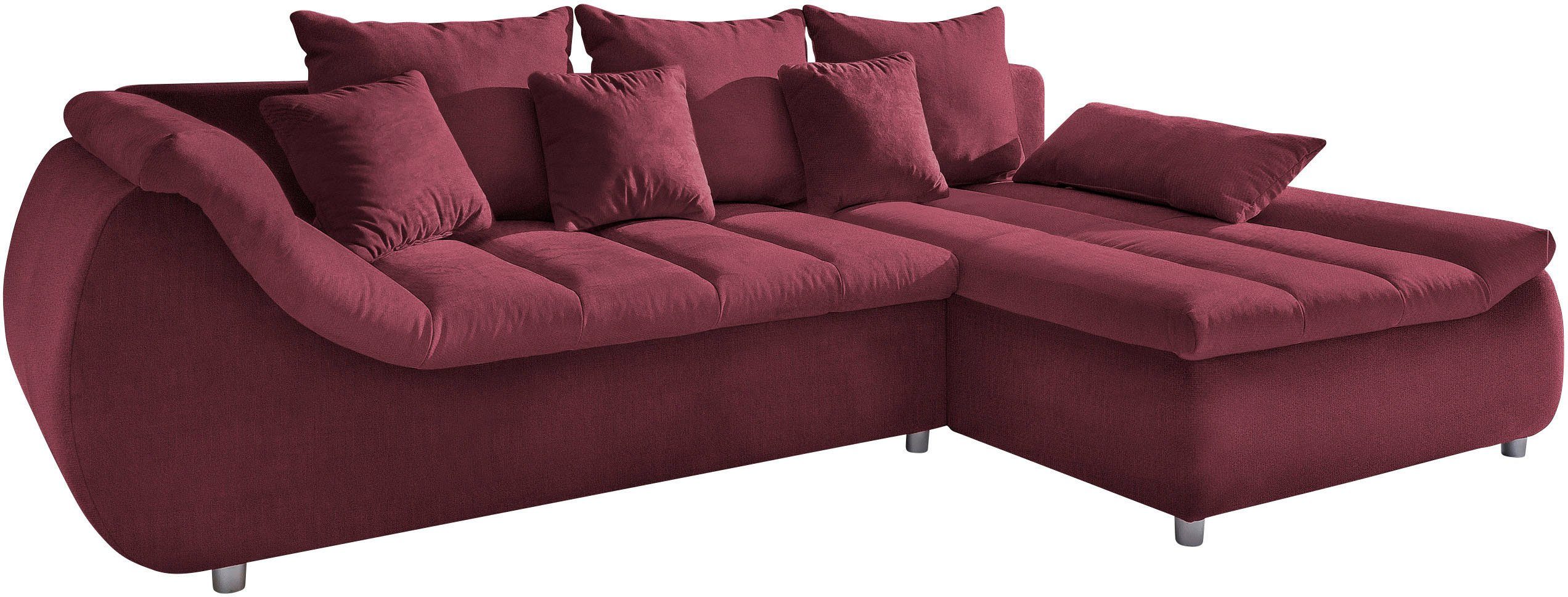 INOSIGN Ecksofa Imola elegant und bequem, günstig online kaufen