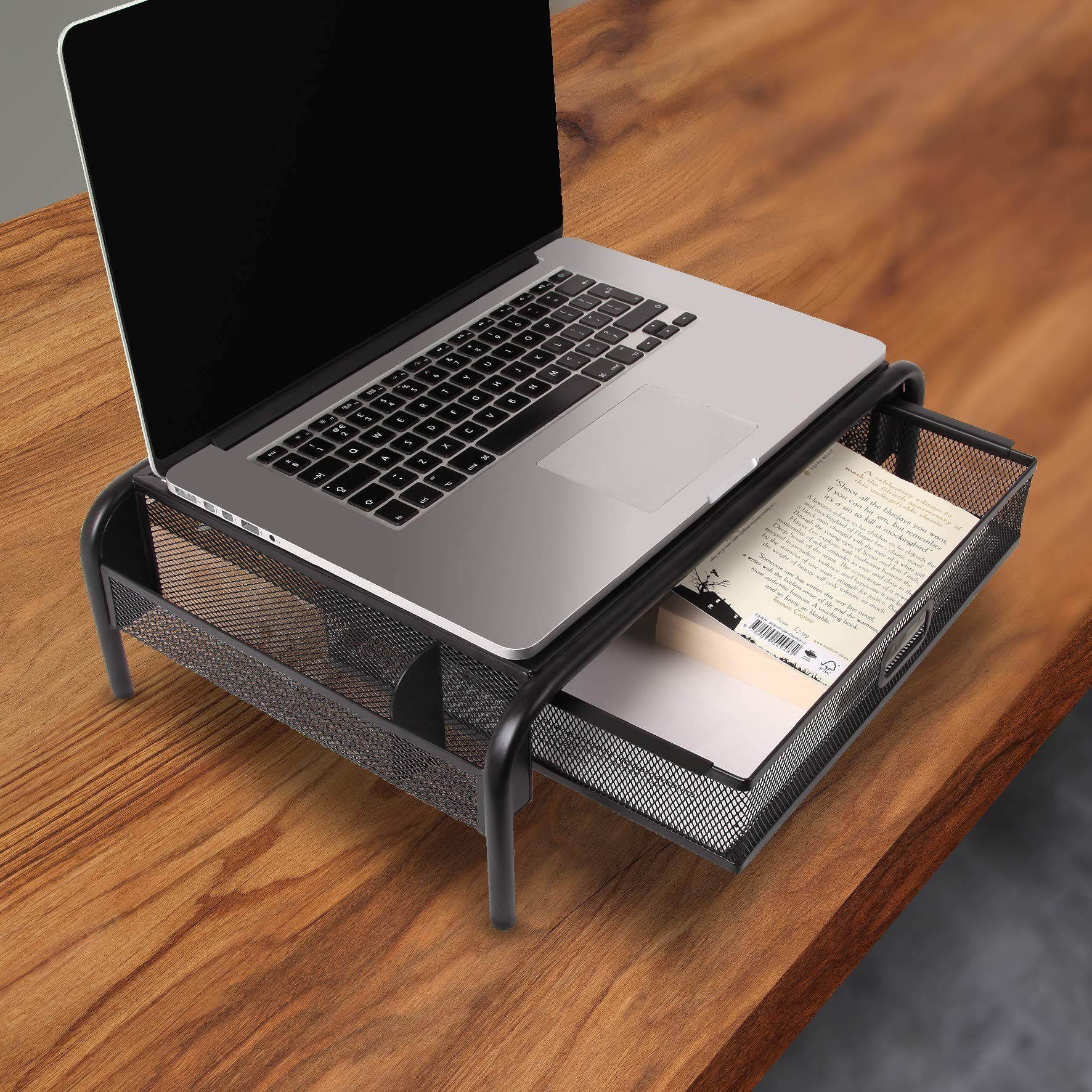 Duronic Monitorständer DM072, (Laptop und Bildschirmerhöhung für Schreibtische)