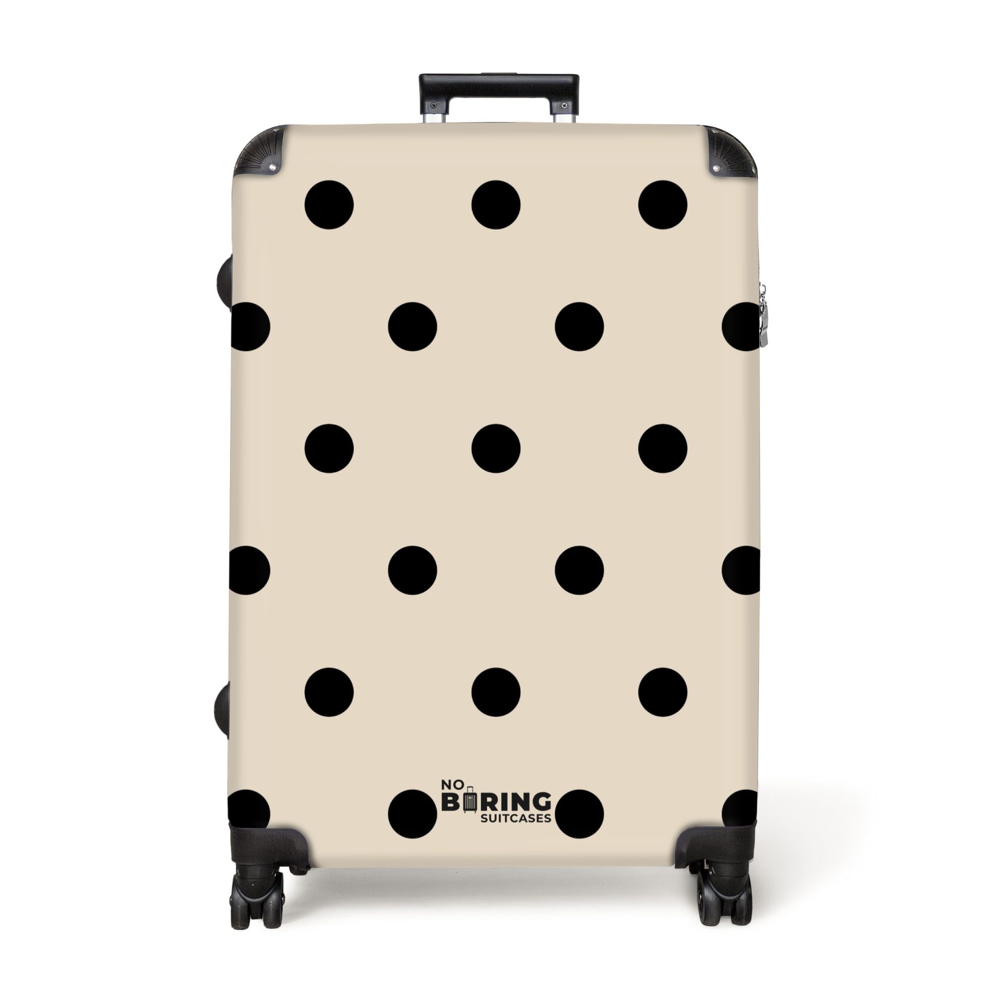 NoBoringSuitcases.com© Hartschalen-Trolley Beigefarbener Hintergrund mit sc günstig online kaufen