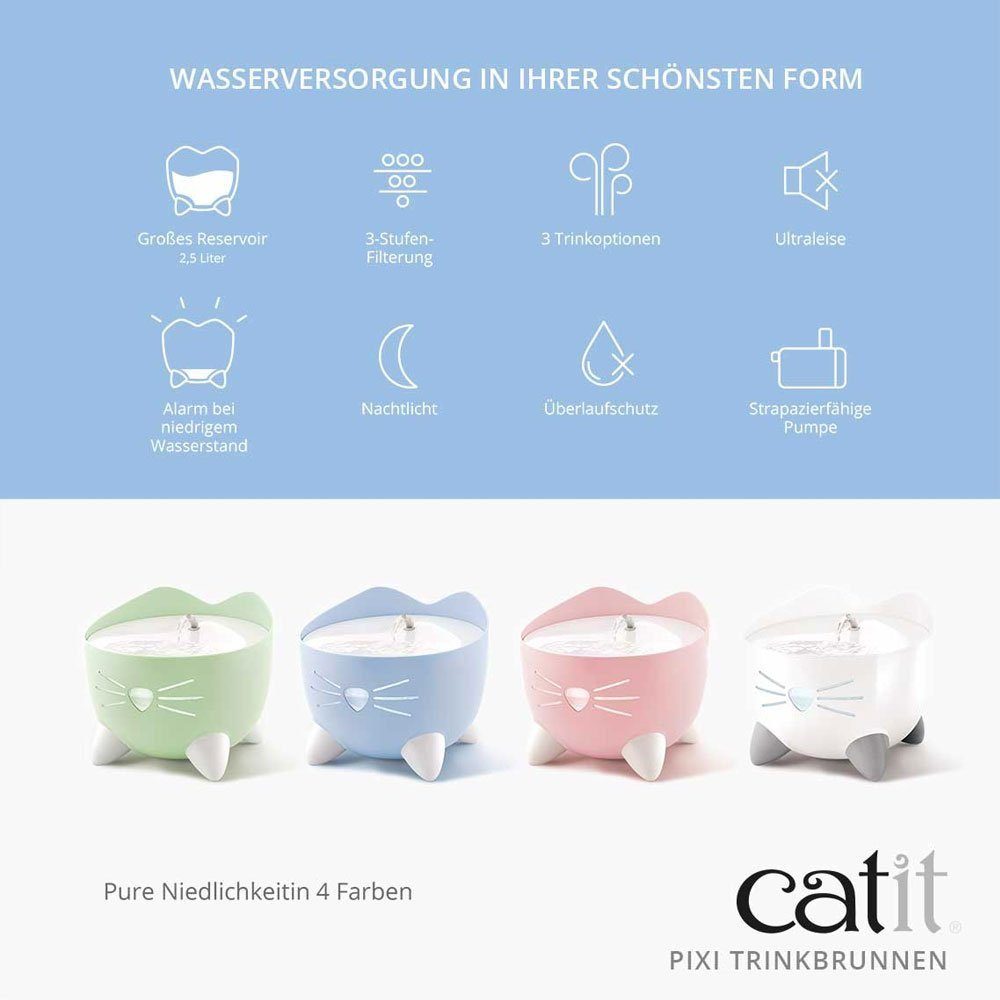 Catit Trinkbrunnen PIXI Trinkbrunnen - Mintgrün günstig online kaufen