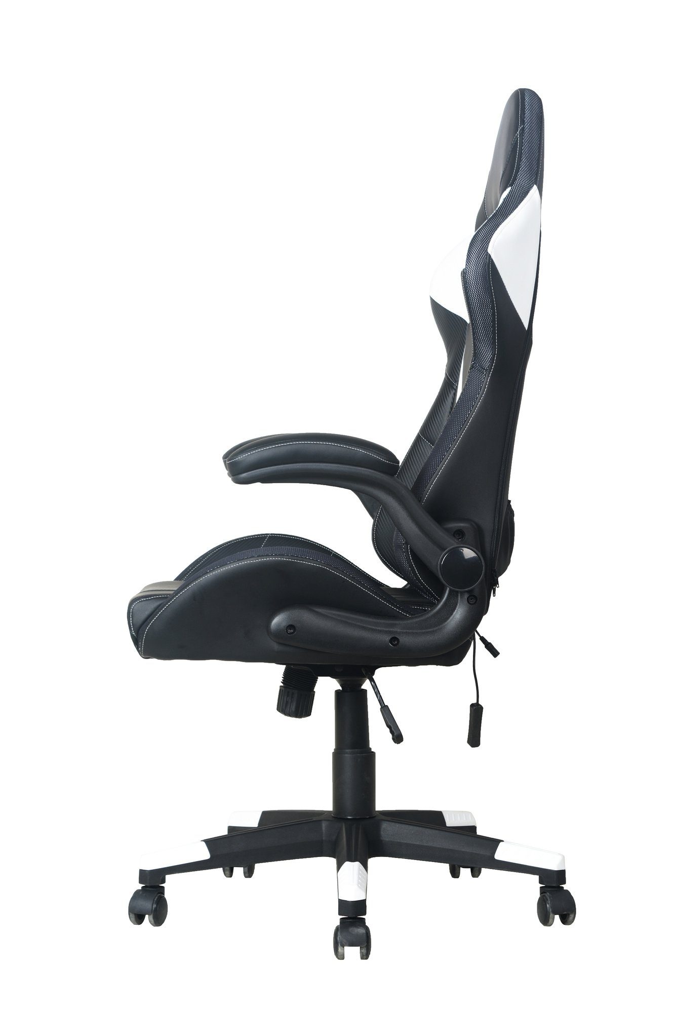 (BxT: Gaming Chair cm), möbelando SPACE schwarz/weiß in 68x58