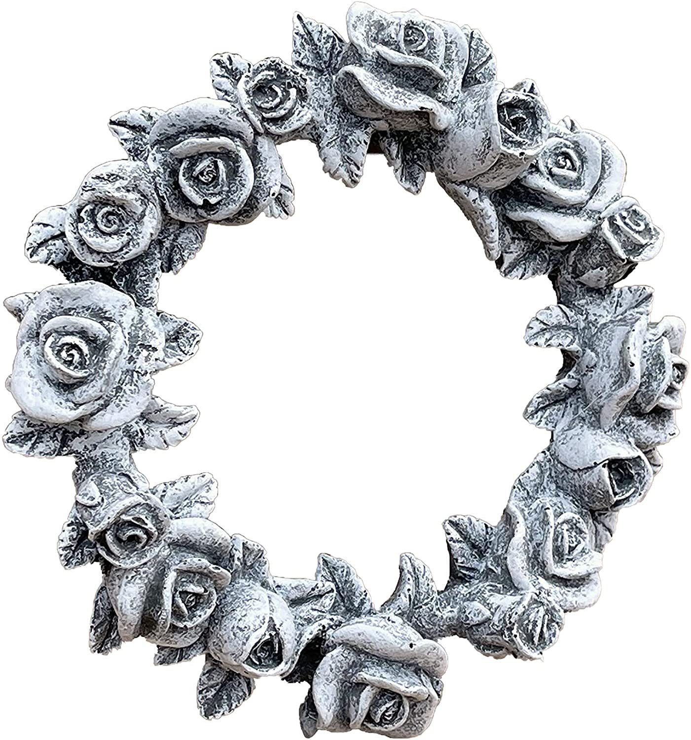 Stone and Style Gartenfigur Frostfester kleiner Stein-Rosenkranz