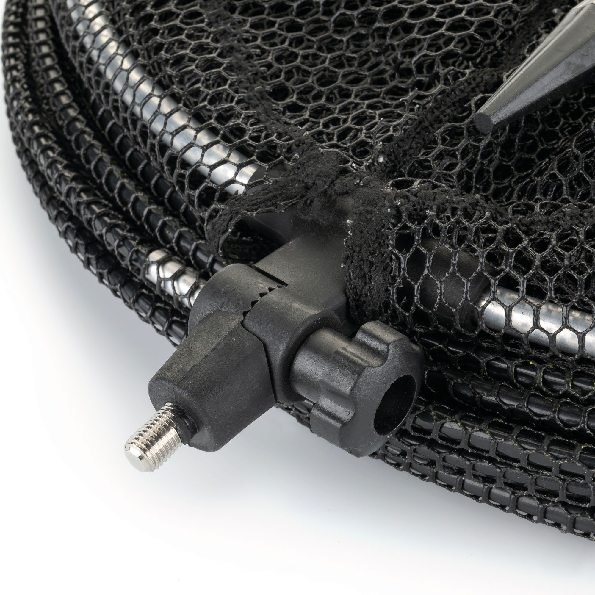 Zite Angelkescher - Gummierter Setzkescher 350cm mit Erdspieß und Tasche